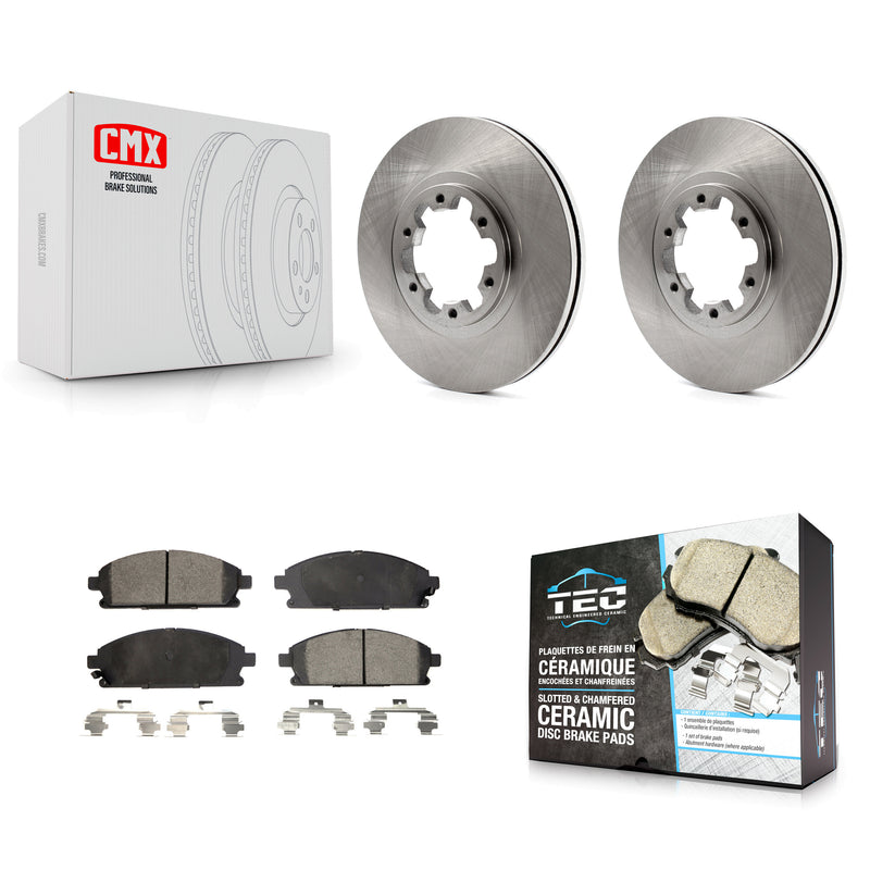 Transit Auto K8T-100317 Disc Brake Kit for 1998-2004 Nissan Pathfinder, INFINITI QX4 - Front product image