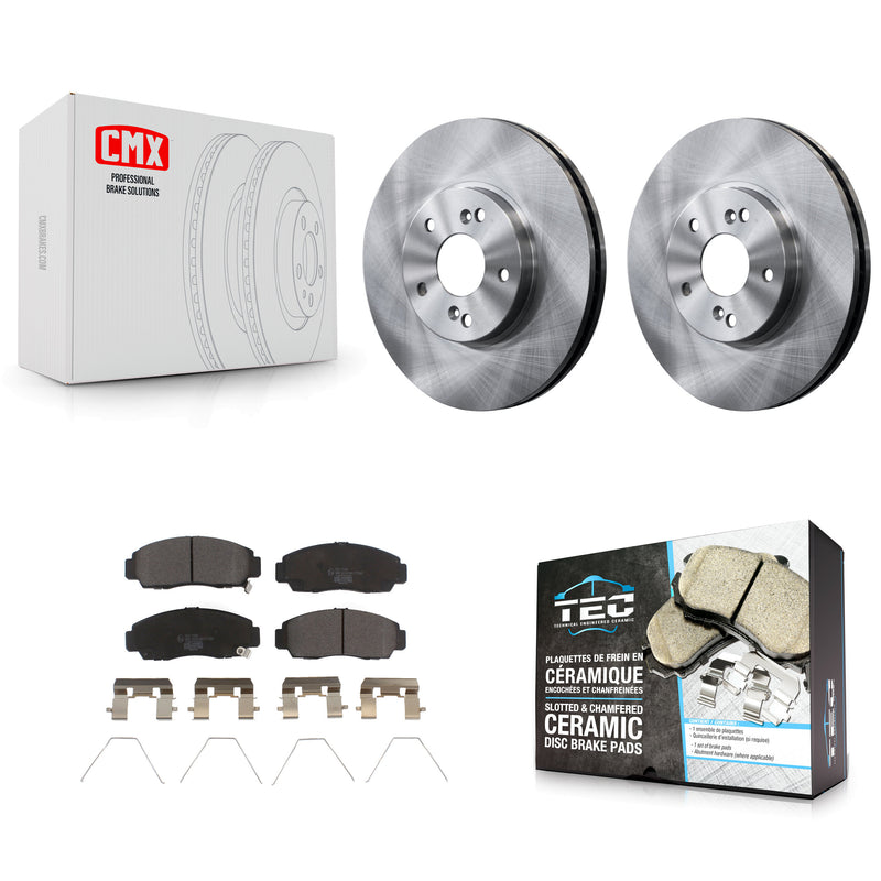 Transit Auto K8T-100324 Disc Brake Kit for 2010-2014 Honda Accord, Acura TSX - Front product image
