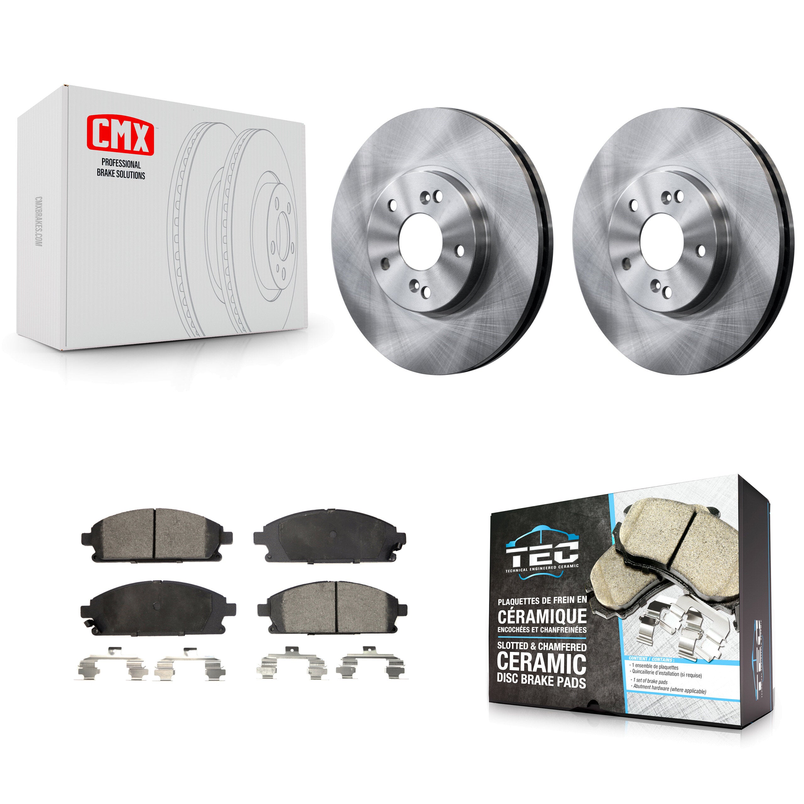 Transit Auto K8T-100327 Disc Brake Kit for 2003-2006 Acura MDX - Front product image