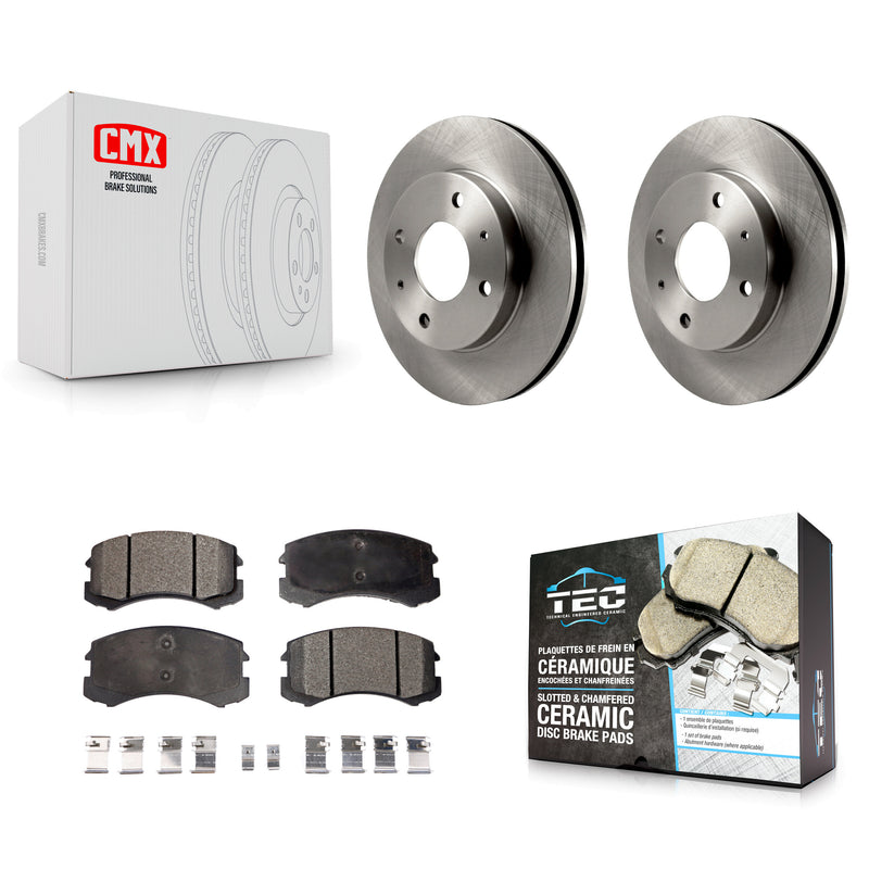 Transit Auto K8T-100333 Disc Brake Kit for 2002-2007 Mitsubishi Lancer - Front product image