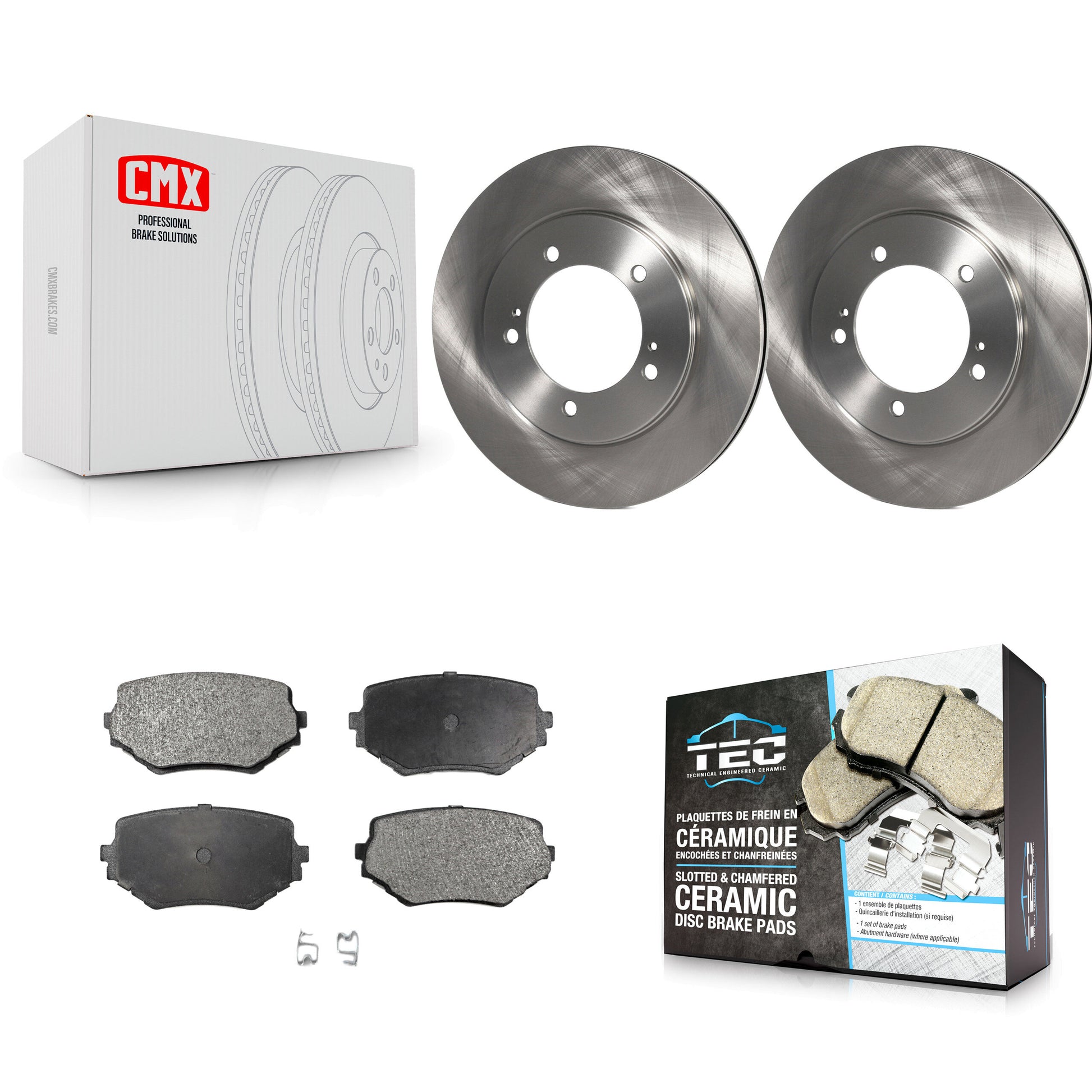 Transit Auto K8T-100341 Disc Brake Kit for 1999-2005 Suzuki Grand Vitara, Suzuki XL-7 - Front product image