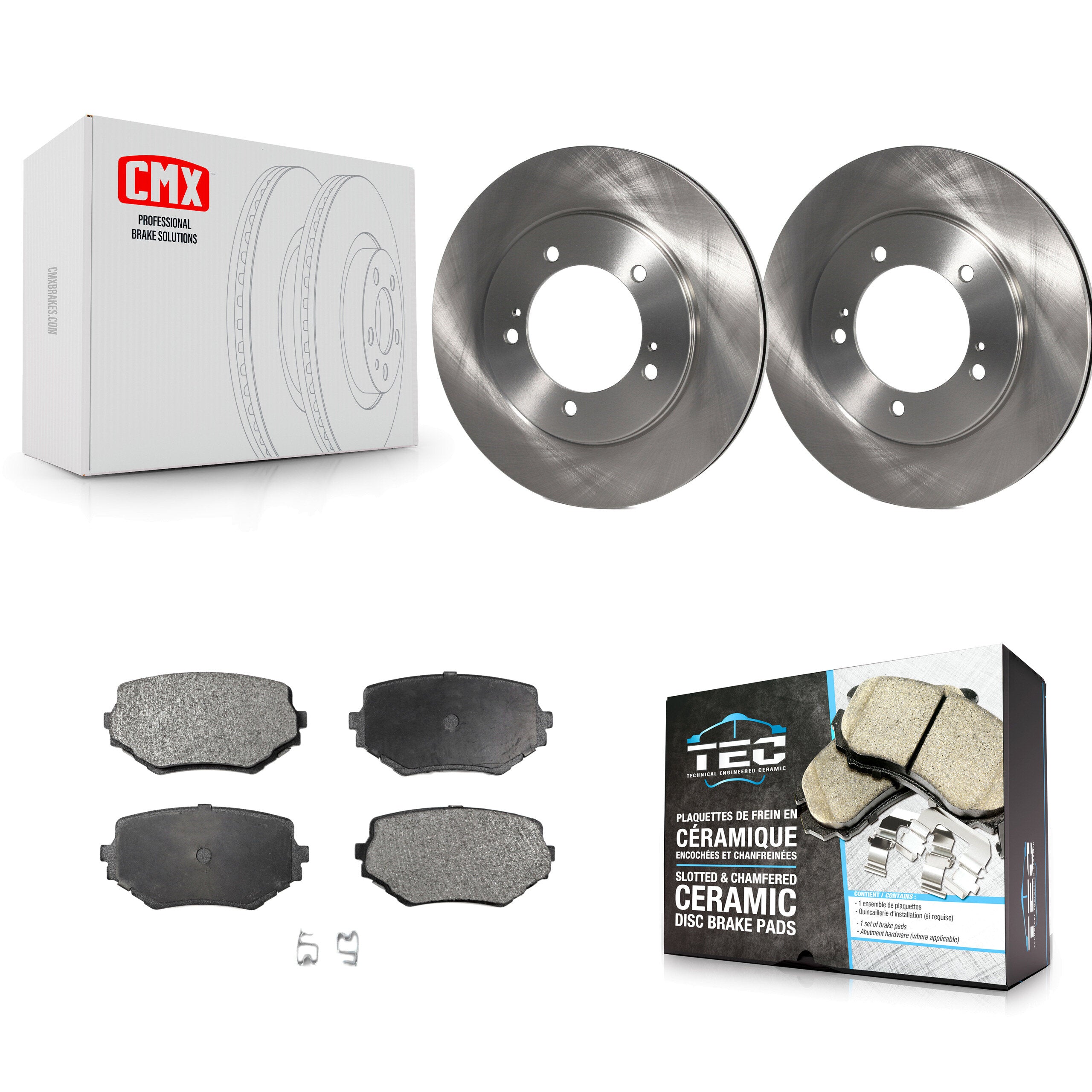 Transit Auto K8T-100341 Disc Brake Kit for 1999-2005 Suzuki Grand Vitara, Suzuki XL-7 - Front product image