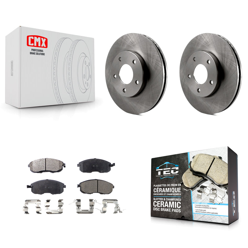 Transit Auto K8T-100347 Disc Brake Kit for 2000-2001 INFINITI I30, Nissan Maxima - Front product image