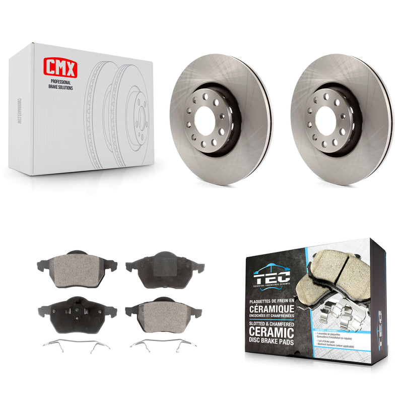 Transit Auto K8T-100357 Disc Brake Kit for 2000-2006 Audi A4, Audi A4 Quattro, Audi A6 & more - Front product image