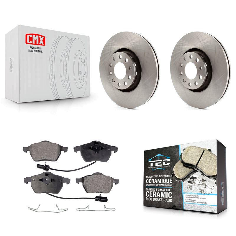 Transit Auto K8T-100358 Disc Brake Kit for 2000-2006 Audi A4, Audi A4 Quattro, Audi A6 & more - Front product image