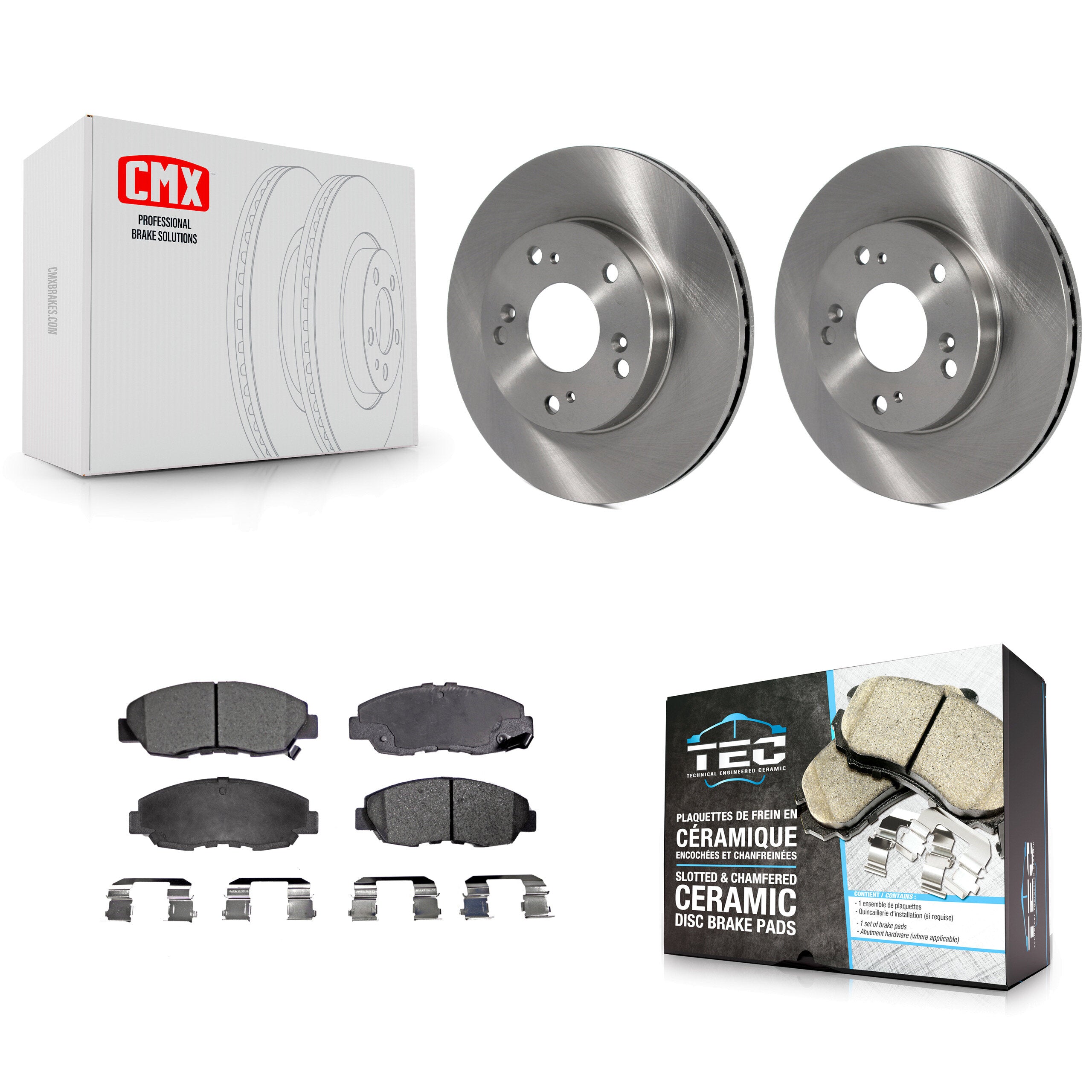 Transit Auto K8T-100378 Disc Brake Kit for 2006-2011 Honda Civic - Front product image