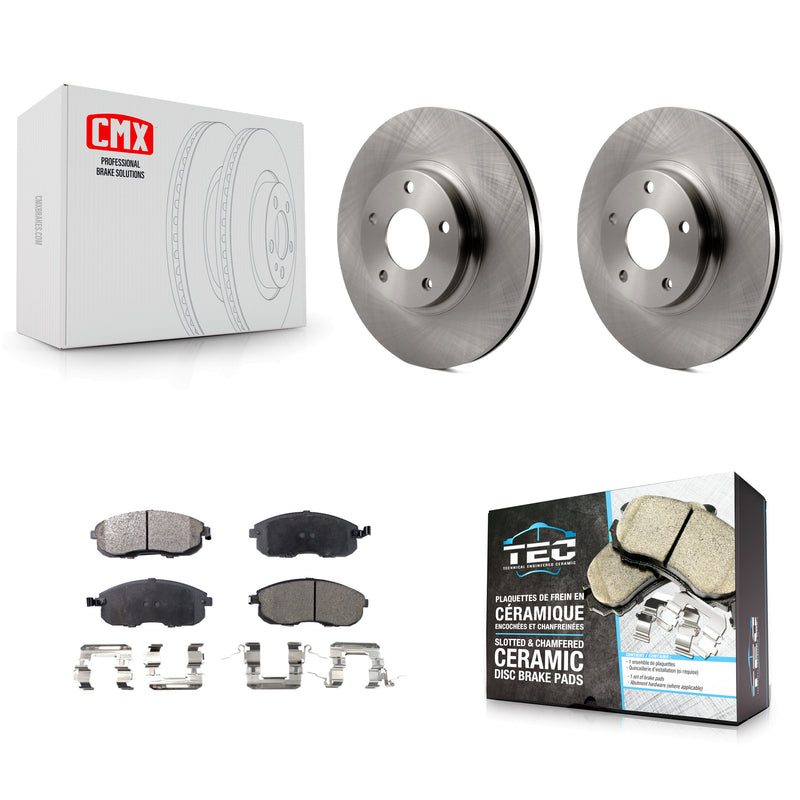 Transit Auto K8T-100382 Disc Brake Kit for 2002-2006 Nissan Altima, INFINITI I35, Nissan Maxima - Front product image