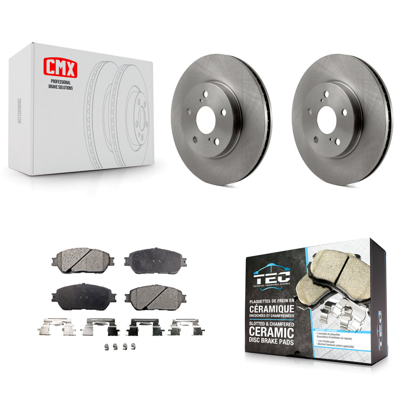 Transit Auto K8T-100383 Disc Brake Kit for 2002-2010 Toyota Avalon, Toyota Camry, Toyota Sienna & more - Front product image