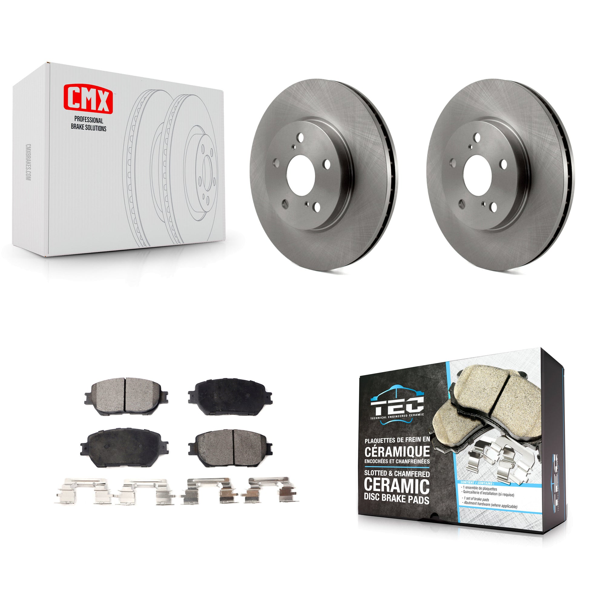 Transit Auto K8T-100384 Disc Brake Kit for 2002-2006 Toyota Camry - Front product image