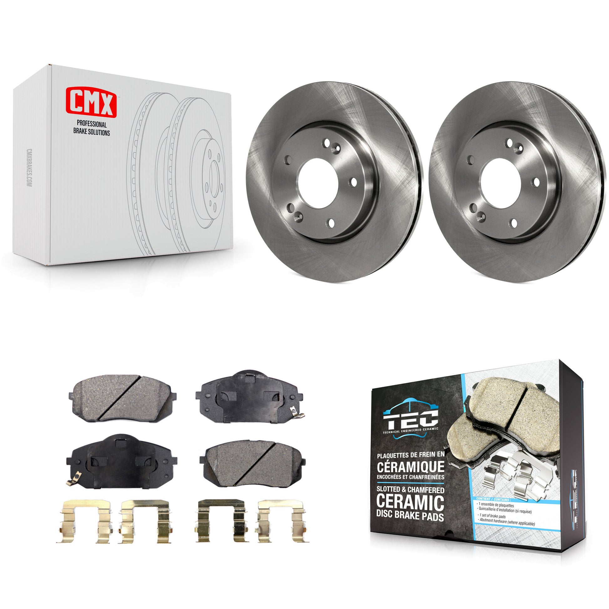 Transit Auto K8T-100388 Disc Brake Kit for 2010-2012 Kia Rondo - Front product image