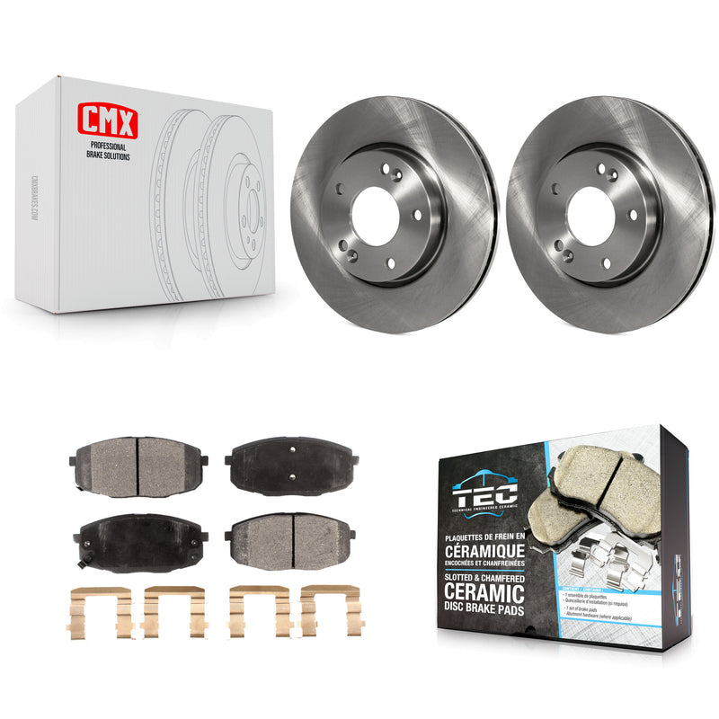 Transit Auto K8T-100389 Disc Brake Kit for 2009-2012 Hyundai Elantra - Front product image