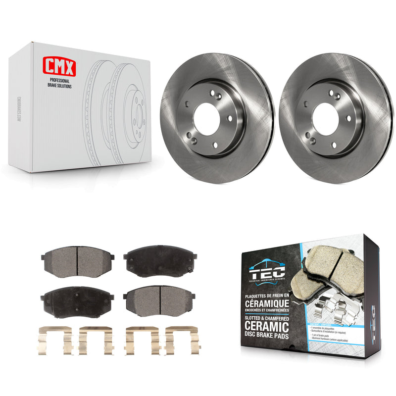 Transit Auto K8T-100390 Disc Brake Kit for 2010-2012 Kia Sportage, Hyundai Tucson - Front product image