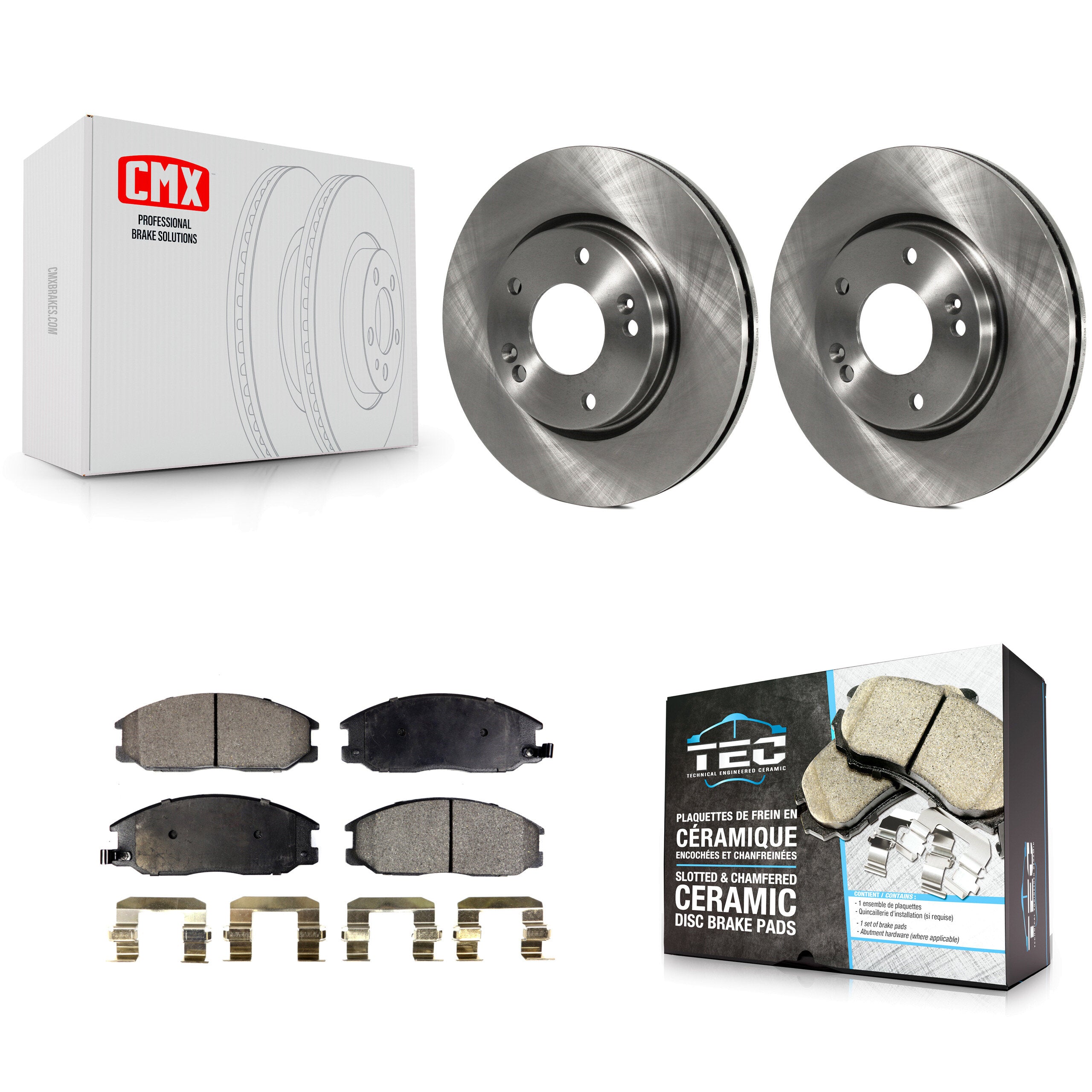 Transit Auto K8T-100393 Disc Brake Kit for 2001-2006 Hyundai Santa Fe - Front product image