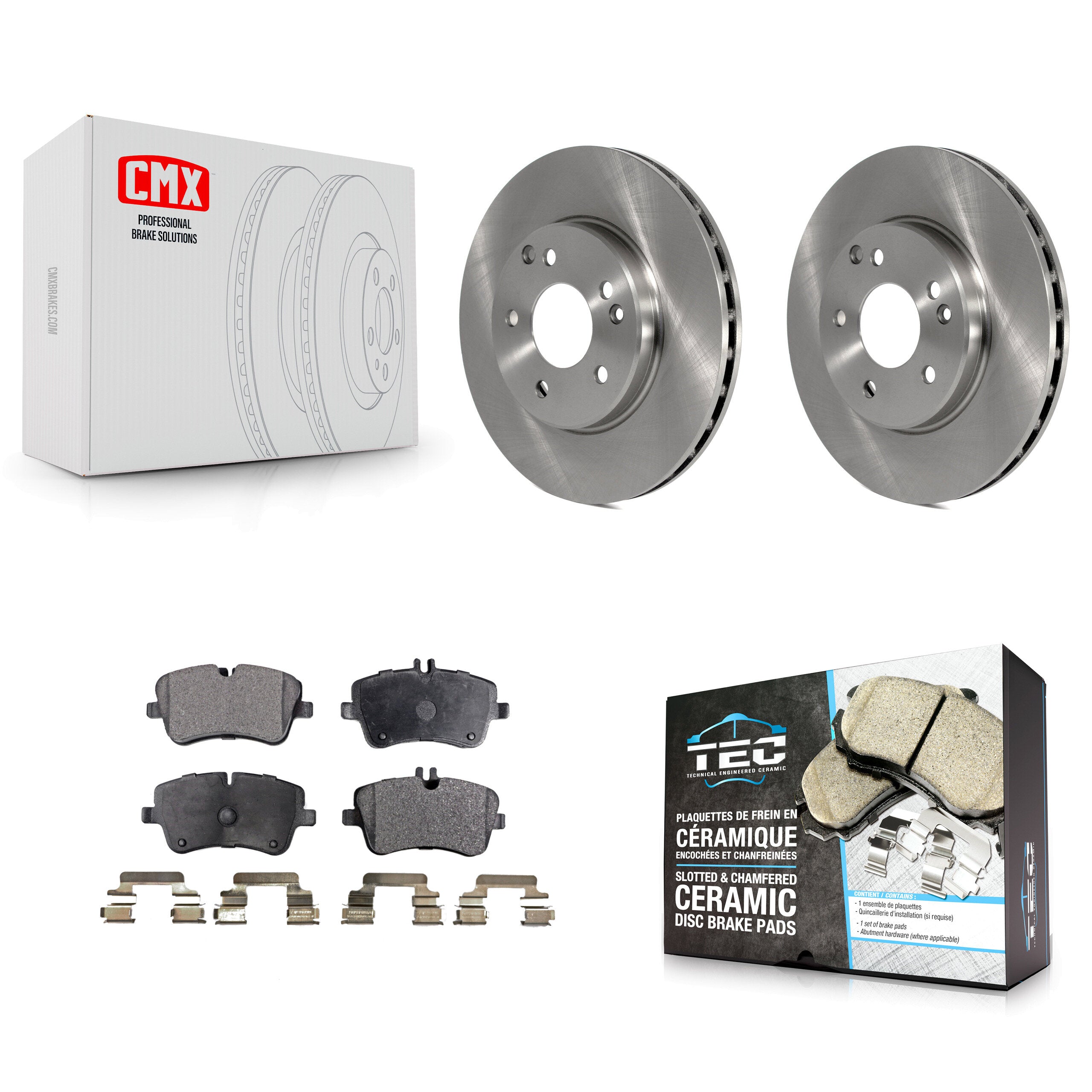 Transit Auto K8T-100398 Disc Brake Kit for 2001-2007 Mercedes-Benz C230, Mercedes-Benz C240 - Front product image