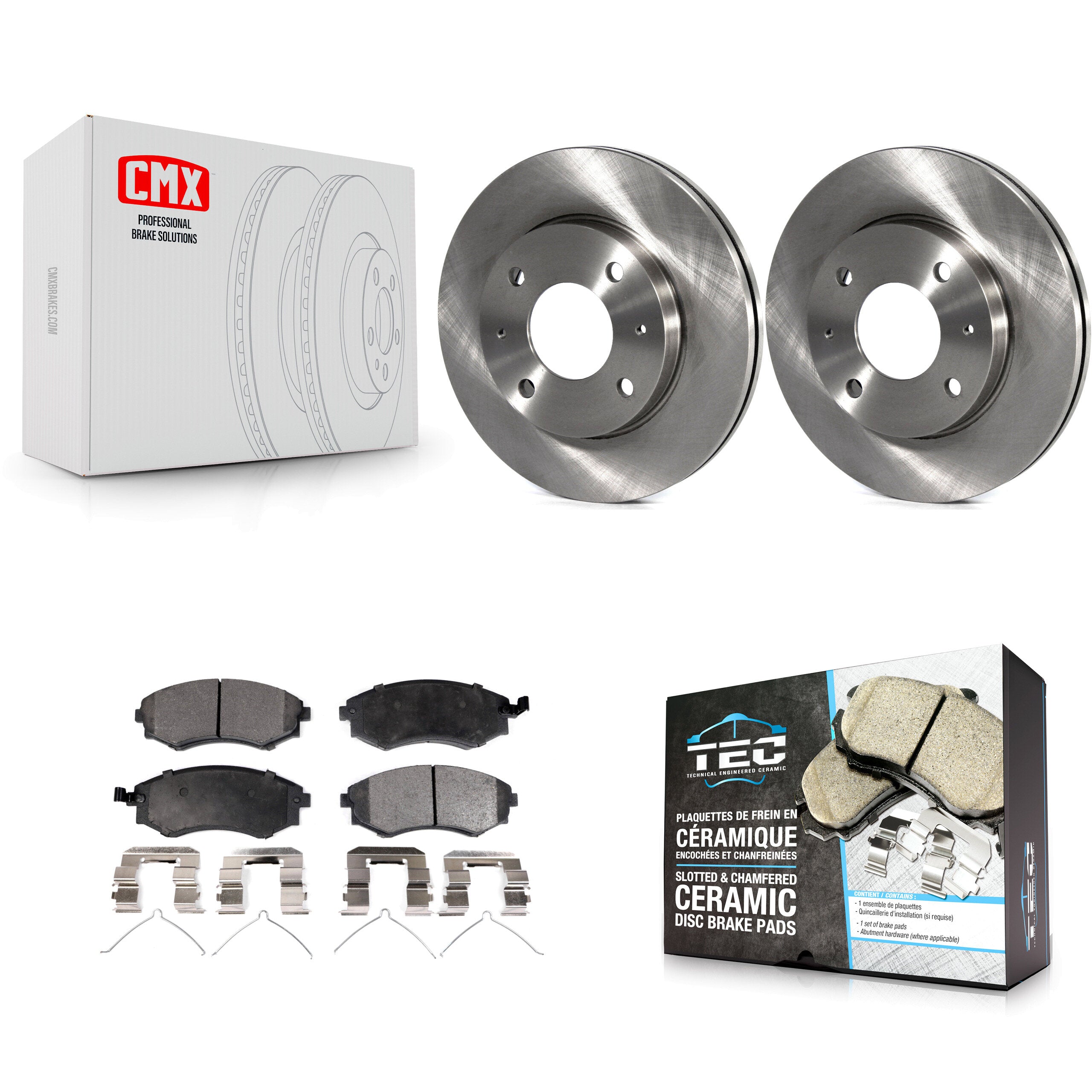 Transit Auto K8T-100399 Disc Brake Kit for 2001-2006 Hyundai Elantra, Kia Magentis, Kia Optima & more - Front product image