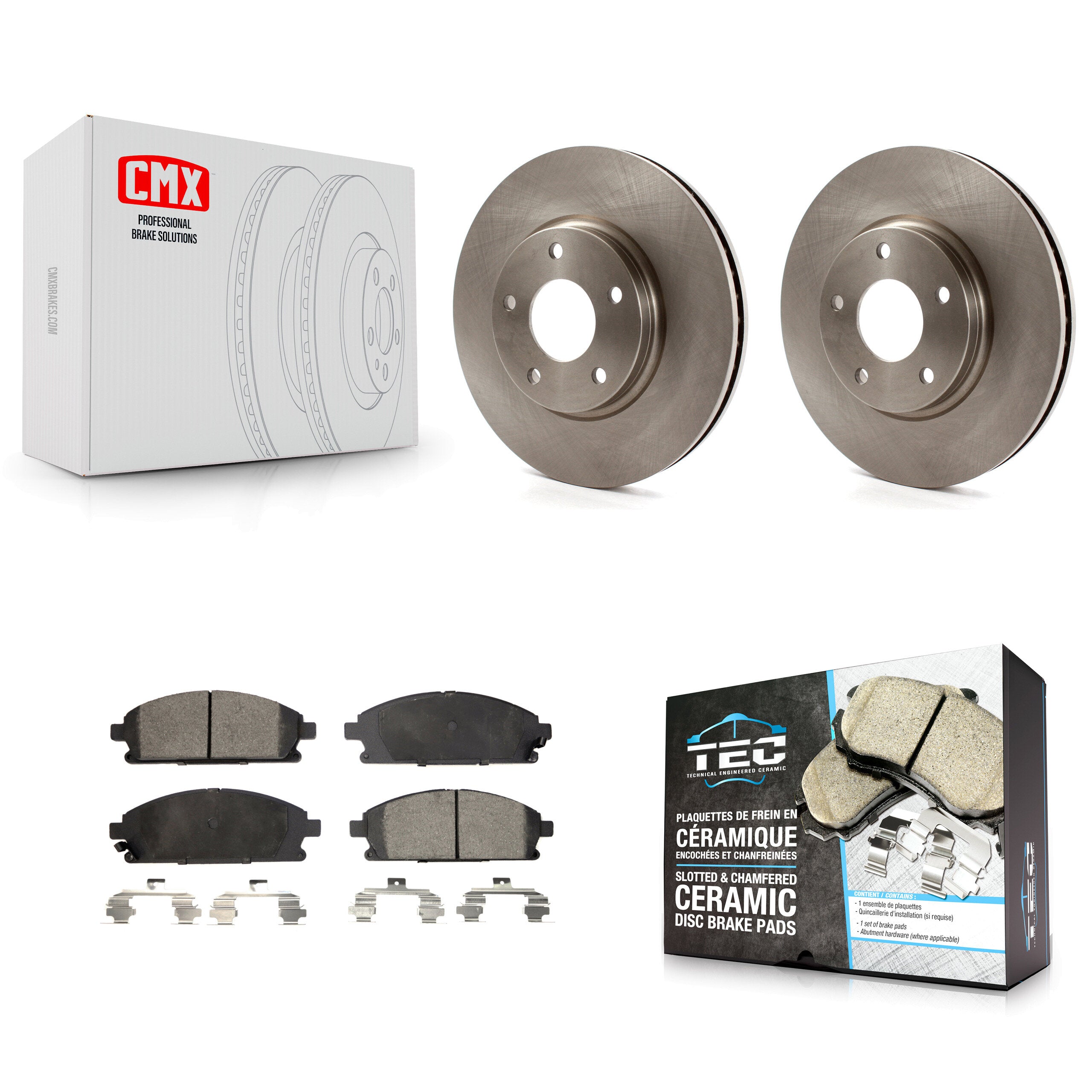 Transit Auto K8T-100404 Disc Brake Kit for 2004-2009 Nissan Quest - Front product image