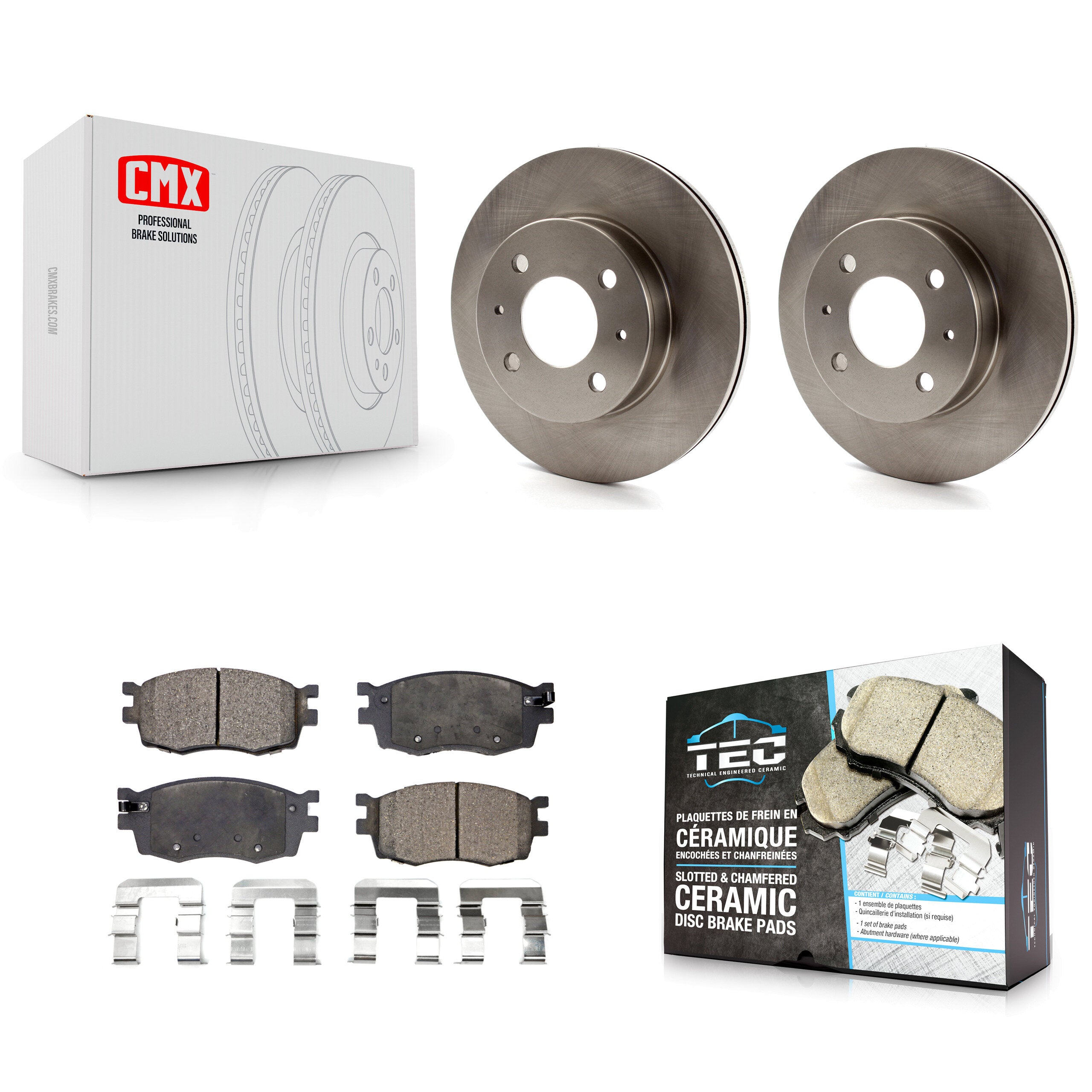Transit Auto K8T-100416 Disc Brake Kit for 2006 Hyundai Accent - Front product image