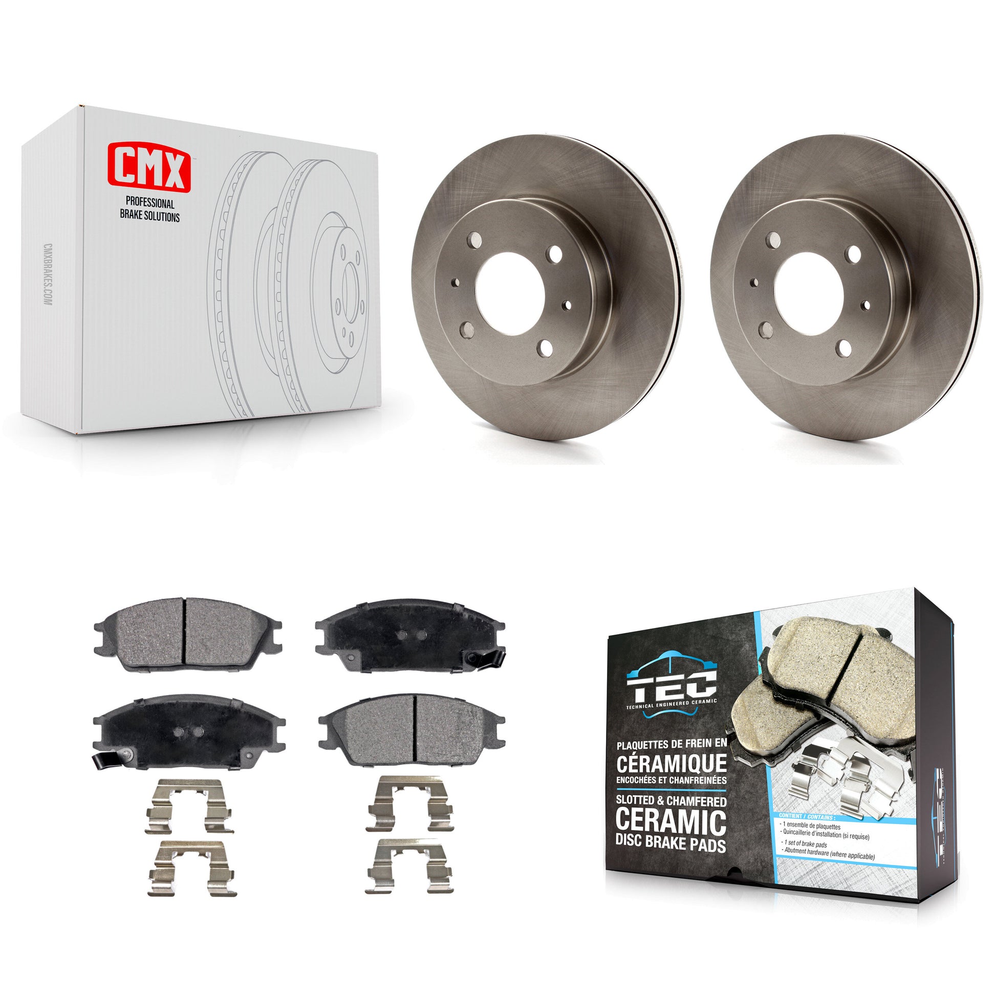 Transit Auto K8T-100417 Disc Brake Kit for 2000-2005 Hyundai Accent - Front product image