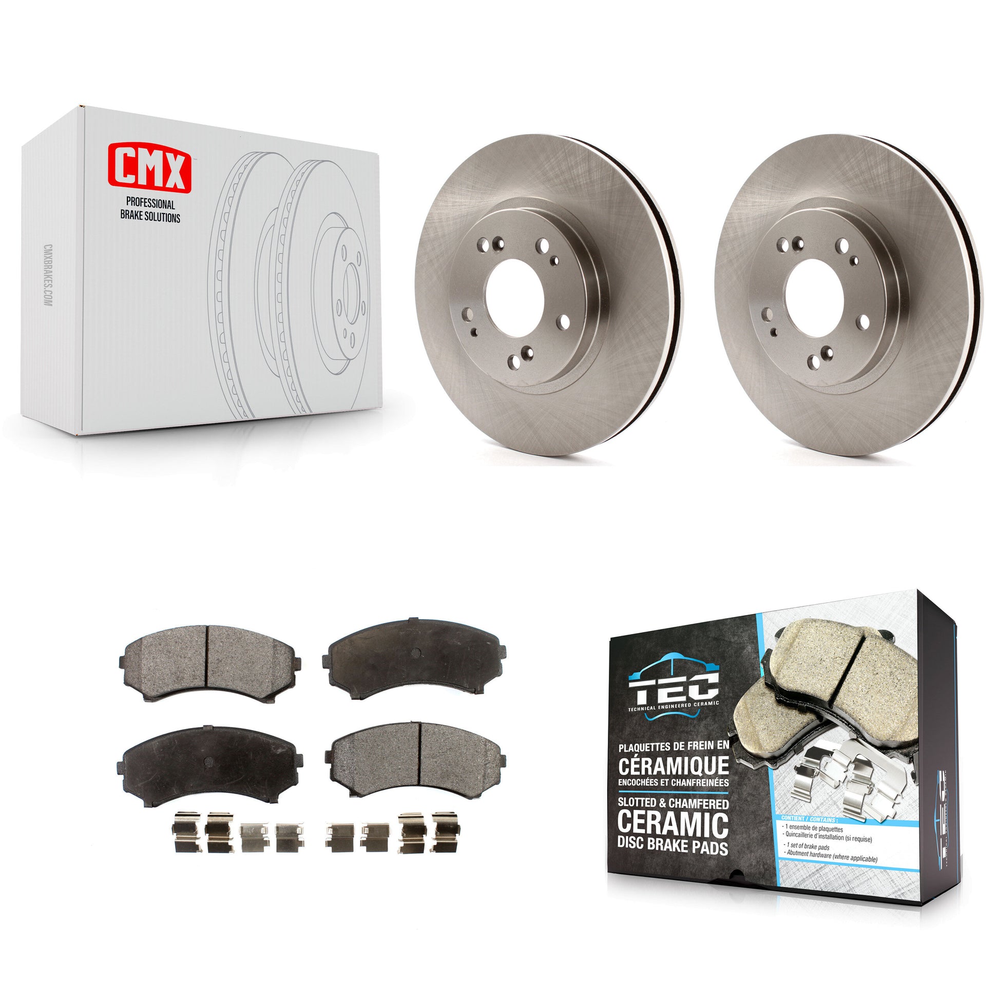 Transit Auto K8T-100418 Disc Brake Kit for 2004-2011 Mitsubishi Endeavor - Front product image