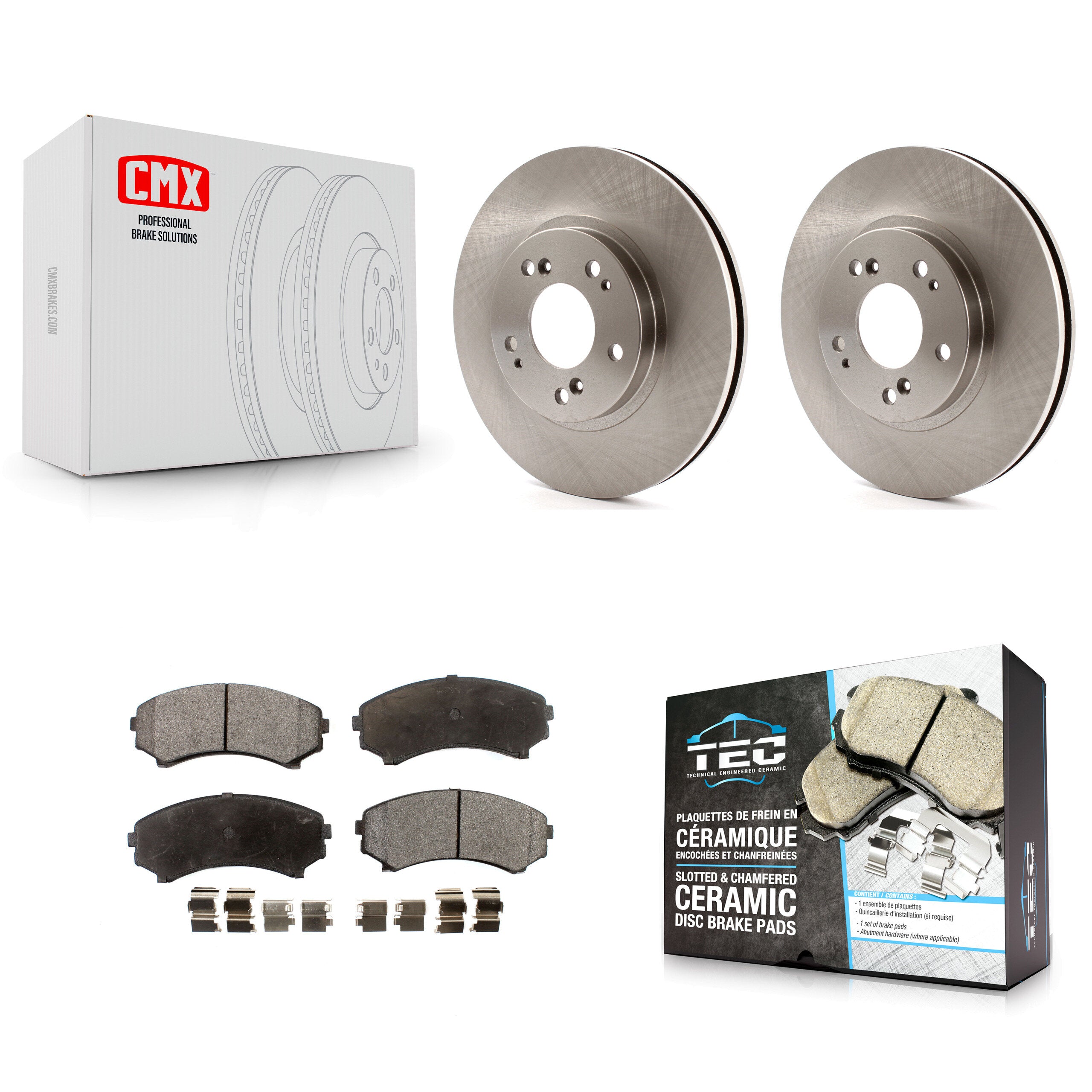 Transit Auto K8T-100418 Disc Brake Kit for 2004-2011 Mitsubishi Endeavor - Front product image