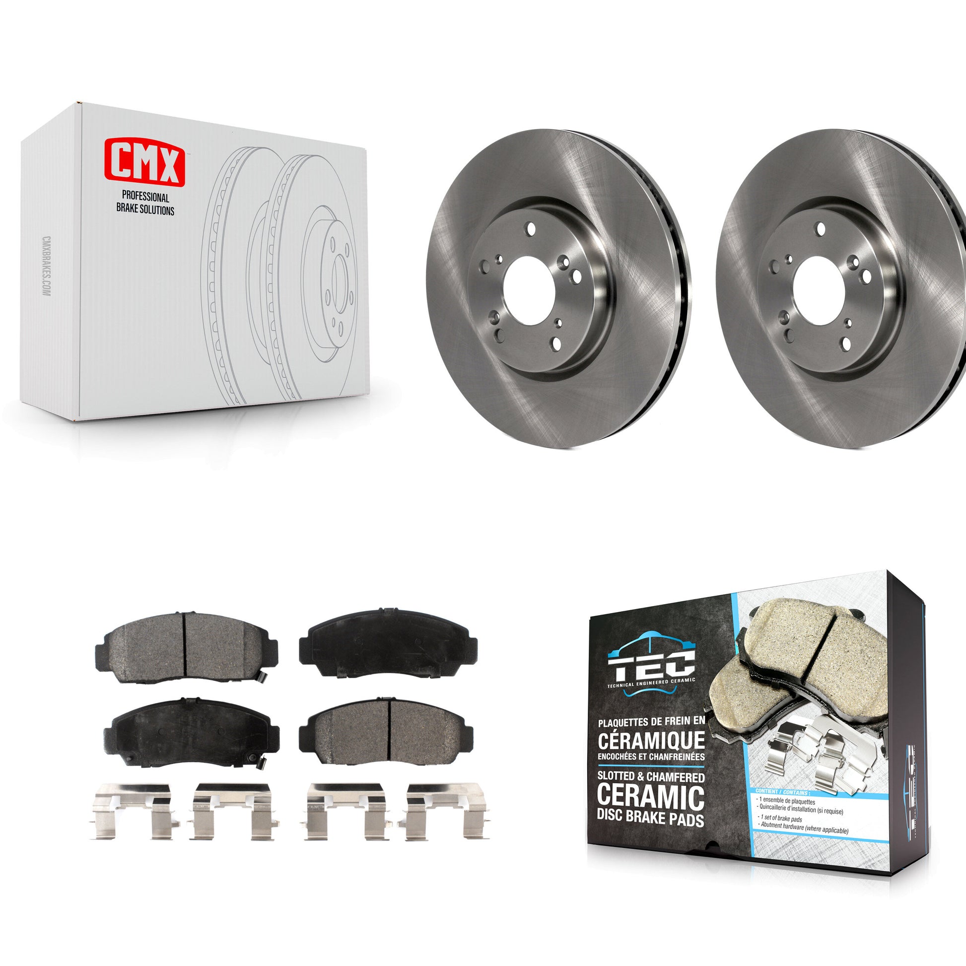 Transit Auto K8T-100423 Disc Brake Kit for 2004-2005 Acura TL - Front product image