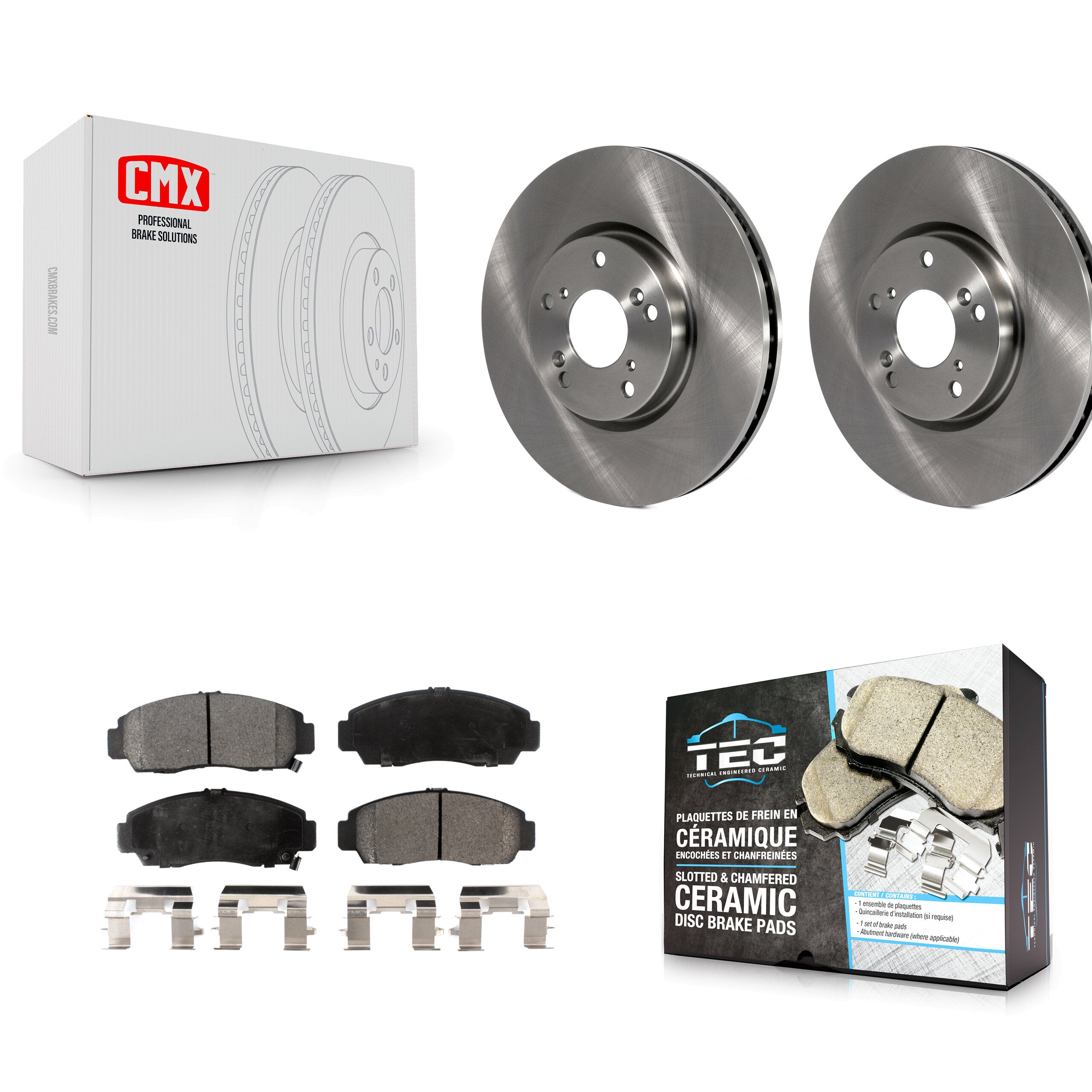 Transit Auto K8T-100423 Disc Brake Kit for 2004-2005 Acura TL - Front product image