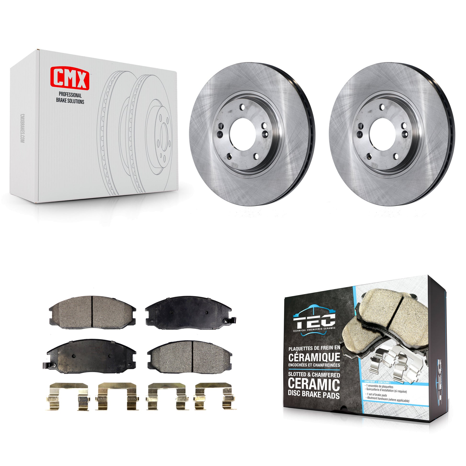 Transit Auto K8T-100433 Disc Brake Kit for 2003-2006 Hyundai XG350, Kia Amanti - Front product image