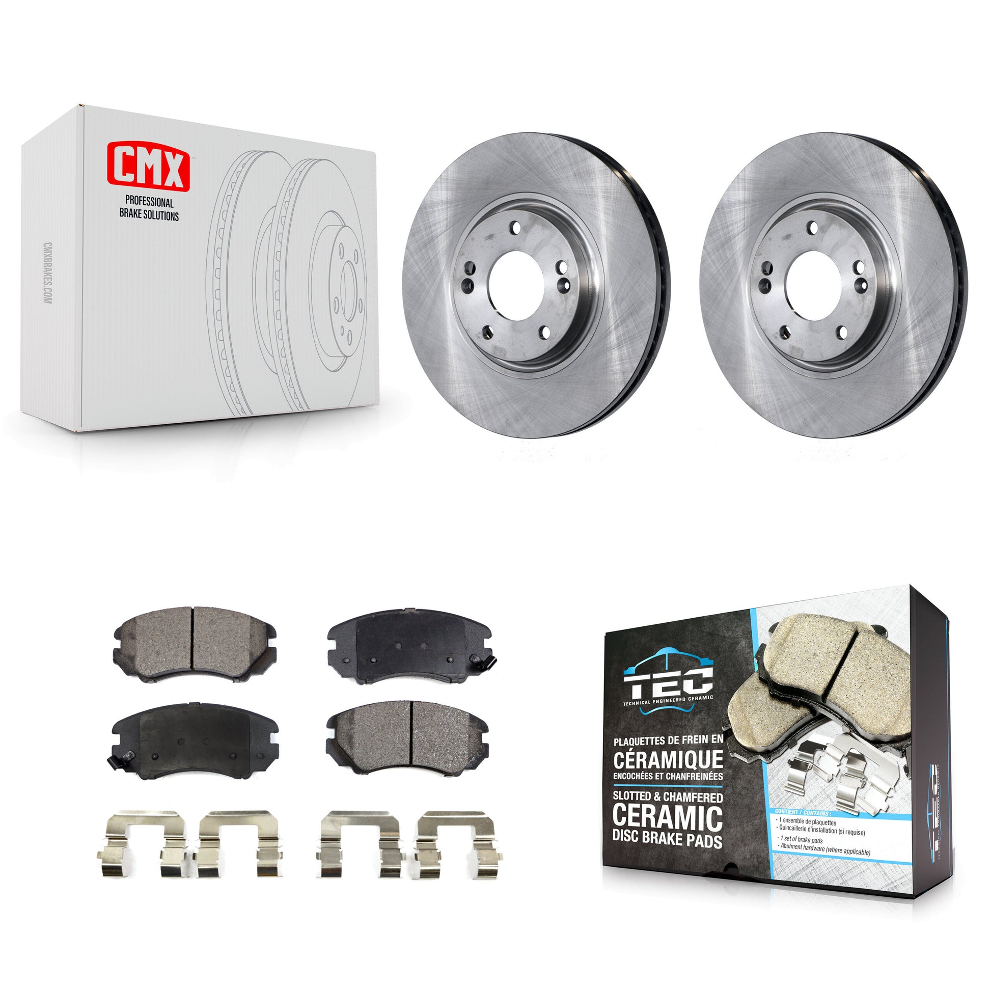 Transit Auto K8T-100434 Disc Brake Kit for 2006-2011 Kia Amanti, Hyundai Azera - Front product image