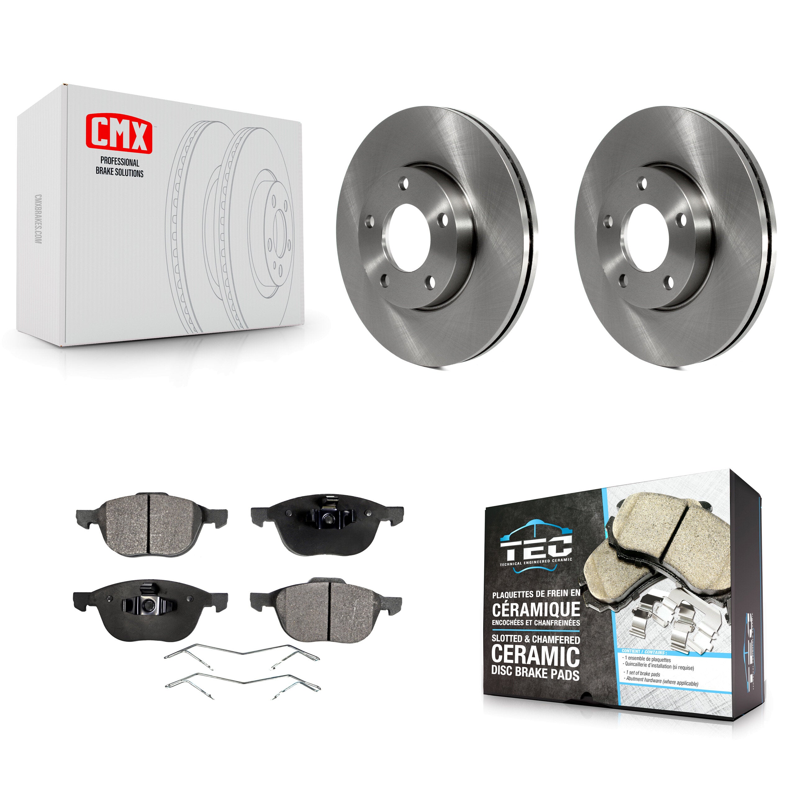 Transit Auto K8T-100438 Disc Brake Kit for 2004-2013 Mazda 3 Sport, Mazda 3 - Front product image