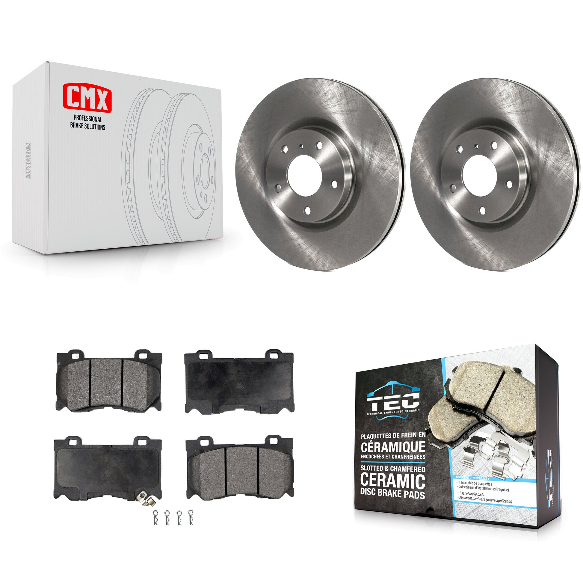 Transit Auto K8T-100440 Disc Brake Kit for 2009-2013 INFINITI G37 - Front product image