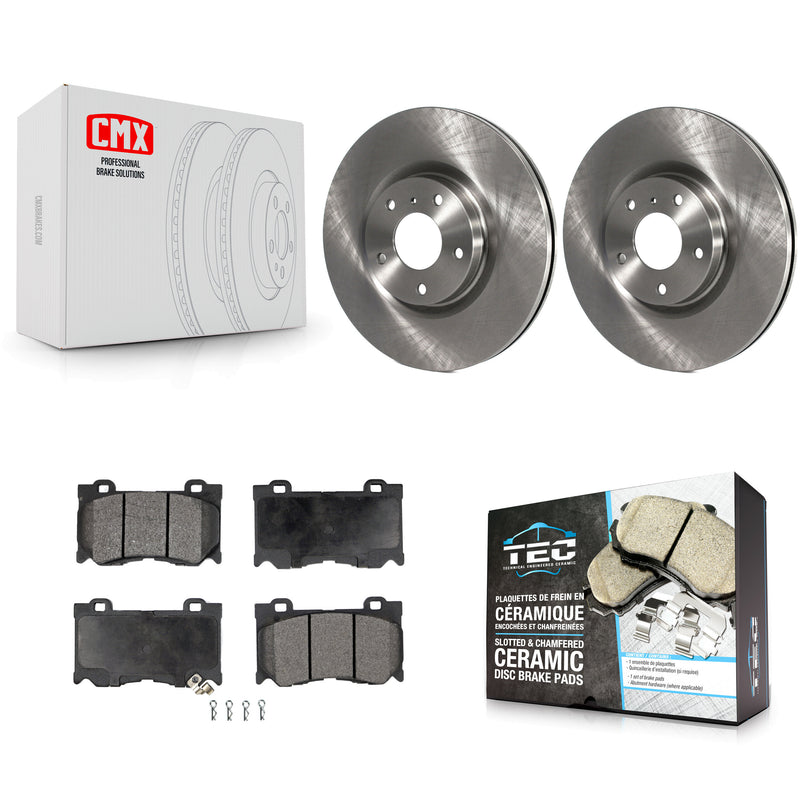 Transit Auto K8T-100440 Disc Brake Kit for 2009-2013 INFINITI G37 - Front product image