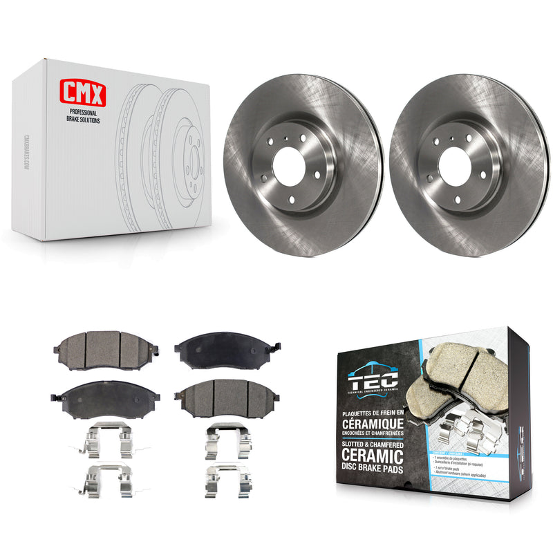 Transit Auto K8T-100441 Disc Brake Kit for 2005-2020 INFINITI Q40, INFINITI Q70L, INFINITI QX70 & more - Front product image