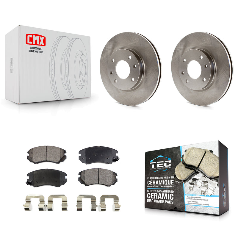 Transit Auto K8T-100448 Disc Brake Kit for 2003-2006 Kia Magentis, Kia Optima, Hyundai Sonata - Front product image