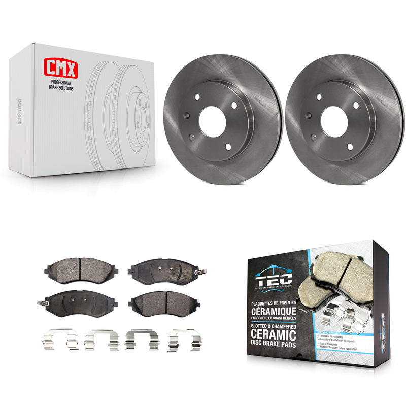 Transit Auto K8T-100454 Disc Brake Kit for 2004-2008 Suzuki Reno, Chevrolet Optra, Suzuki Forenza - Front product image