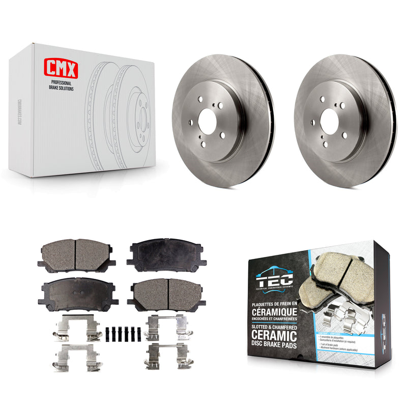 Transit Auto K8T-100455 Disc Brake Kit for 2004-2009 Lexus RX350, Lexus RX400h, Toyota Highlander & more - Front product image