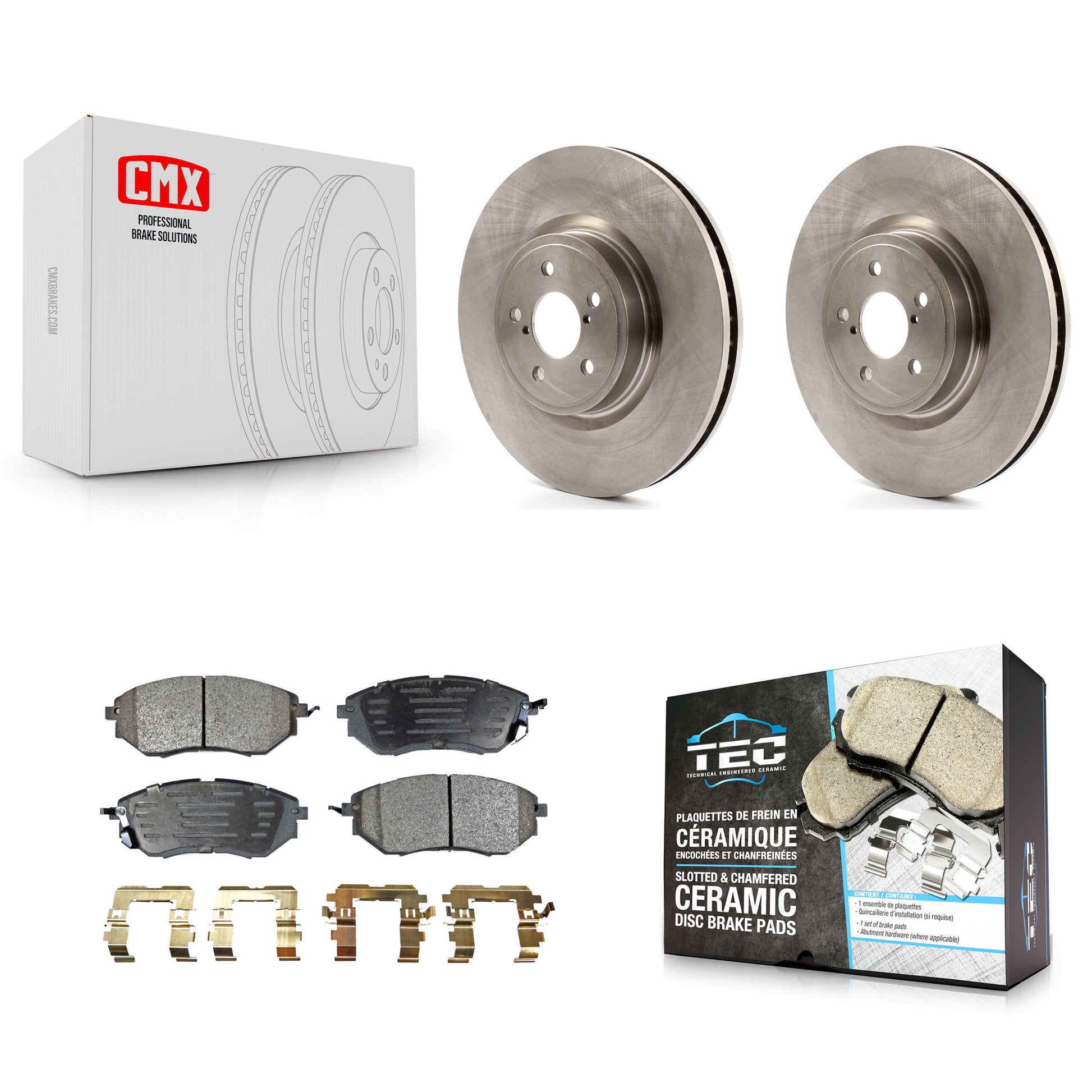 Transit Auto K8T-100460 Disc Brake Kit for 2005-2018 Subaru Forester, Subaru Legacy, Subaru Outback - Front product image