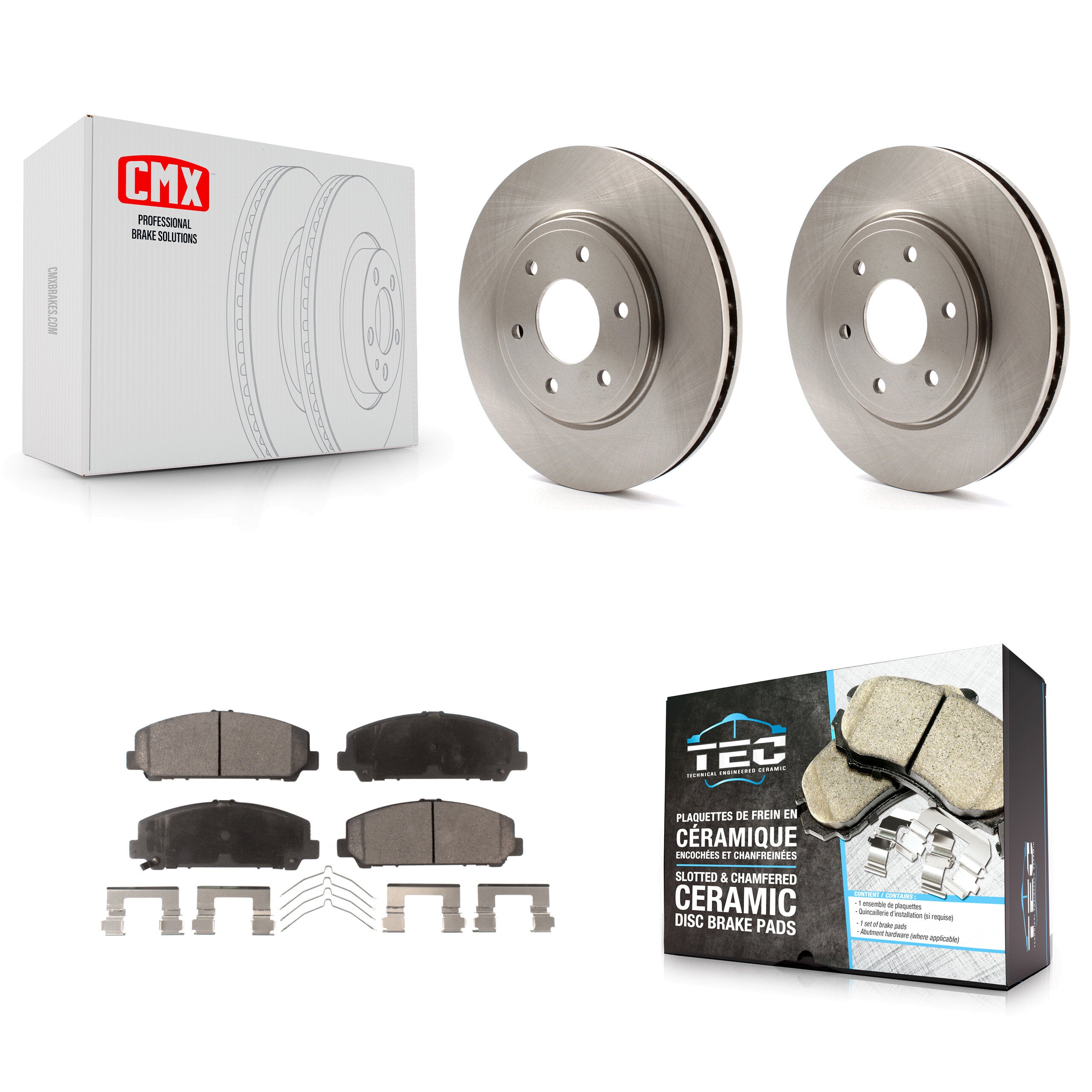 Transit Auto K8T-100463 Disc Brake Kit for 2011-2012 Suzuki Equator - Front product image