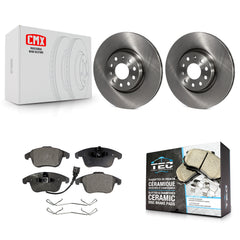 Transit Auto K8T-100469 Disc Brake Kit for 2009-2020 Volkswagen Tiguan Limited, Audi Q3, Audi Q3 Quattro & more - Front product image