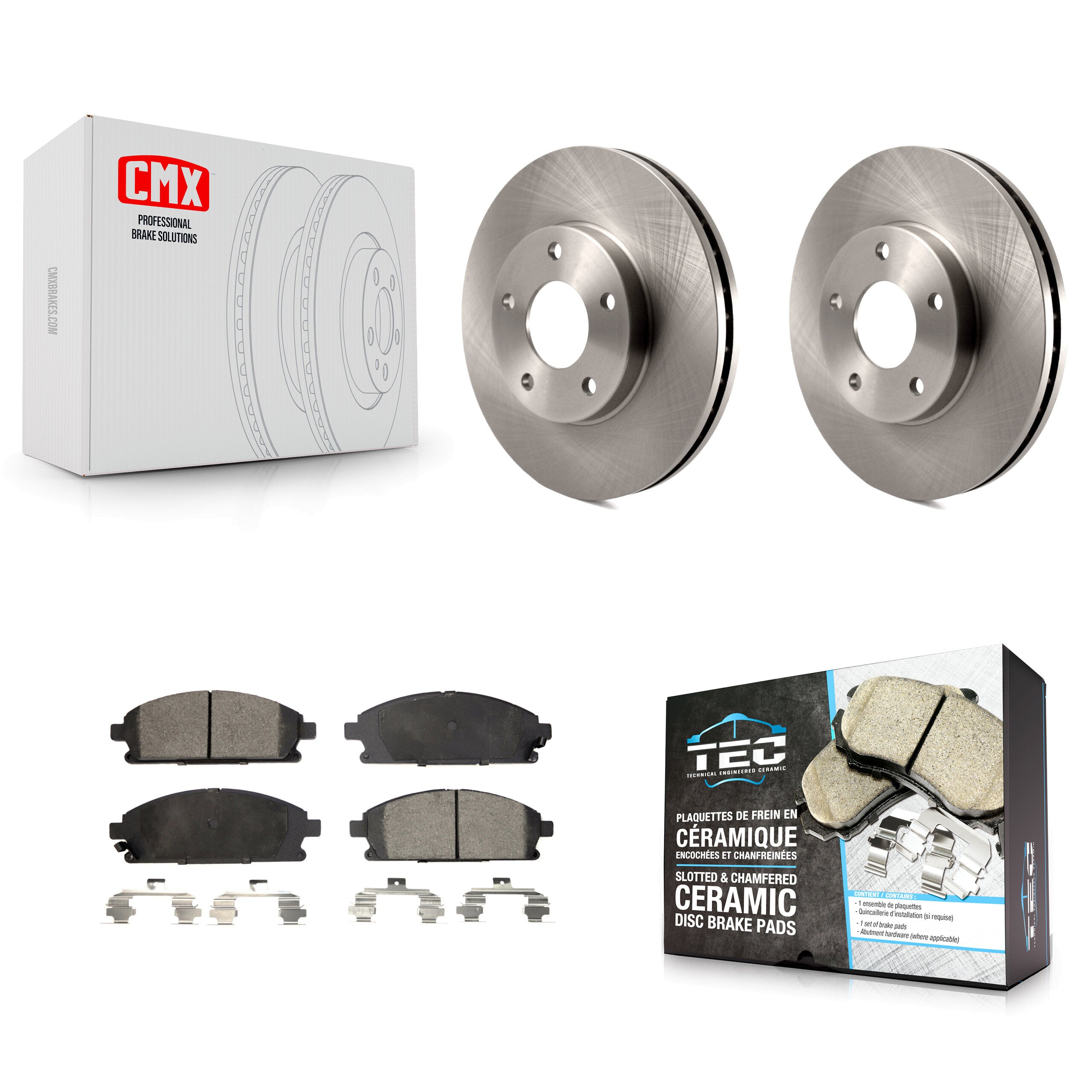 Transit Auto K8T-100472 Disc Brake Kit for 2004-2006 Nissan X-Trail - Front product image