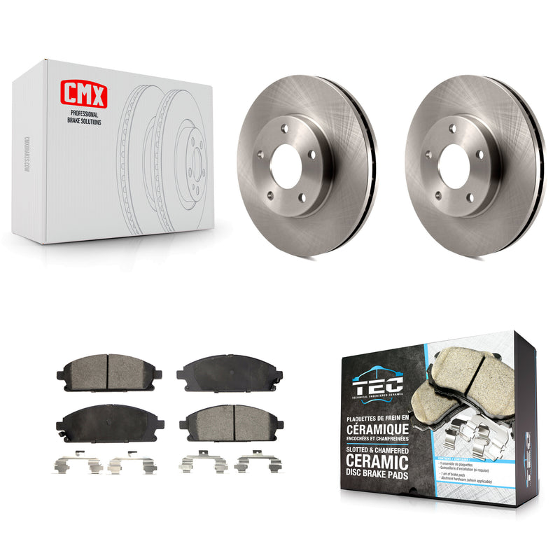 Transit Auto K8T-100472 Disc Brake Kit for 2004-2006 Nissan X-Trail - Front product image