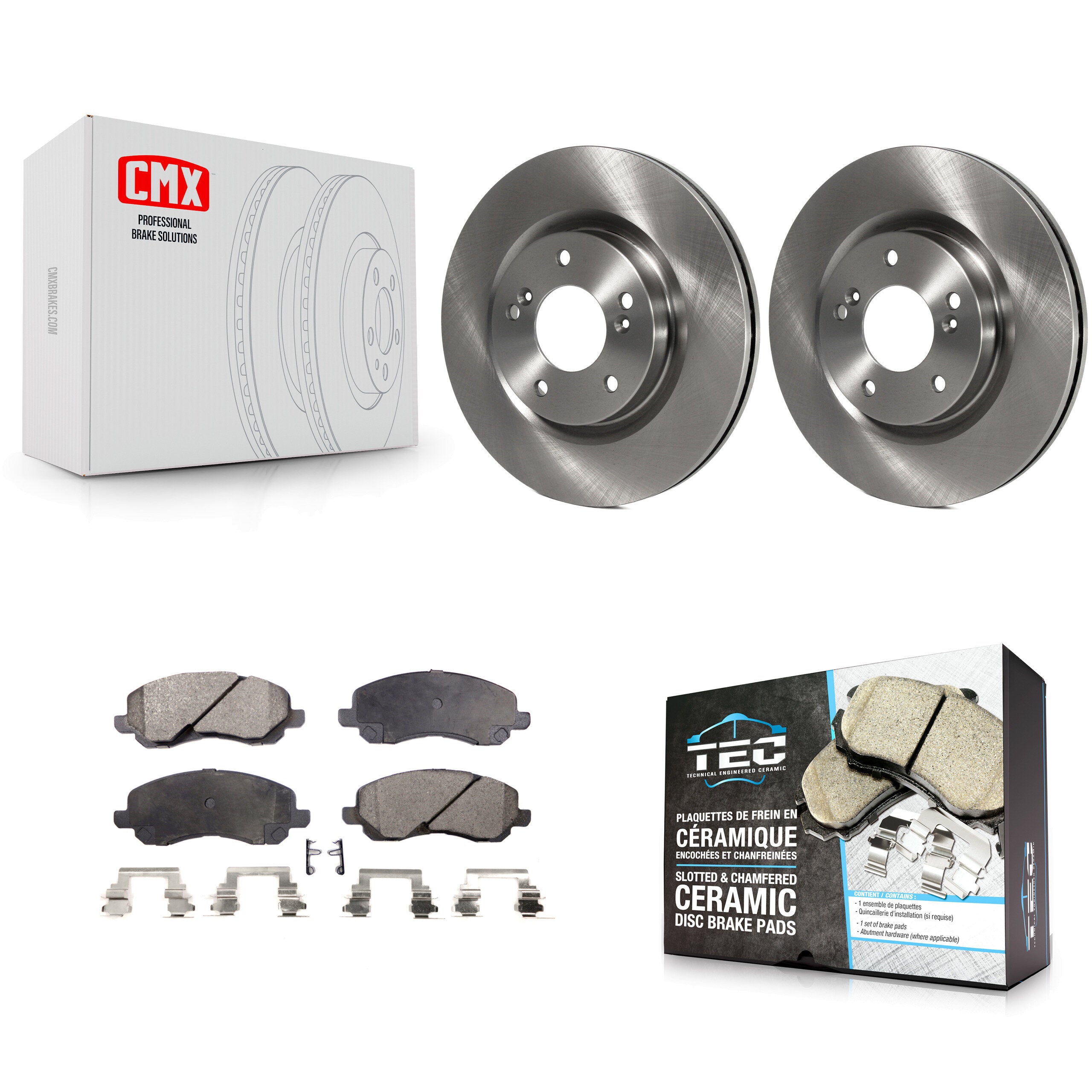 Transit Auto K8T-100480 Disc Brake Kit for 2004-2012 Mitsubishi Galant, Mitsubishi Eclipse - Front product image
