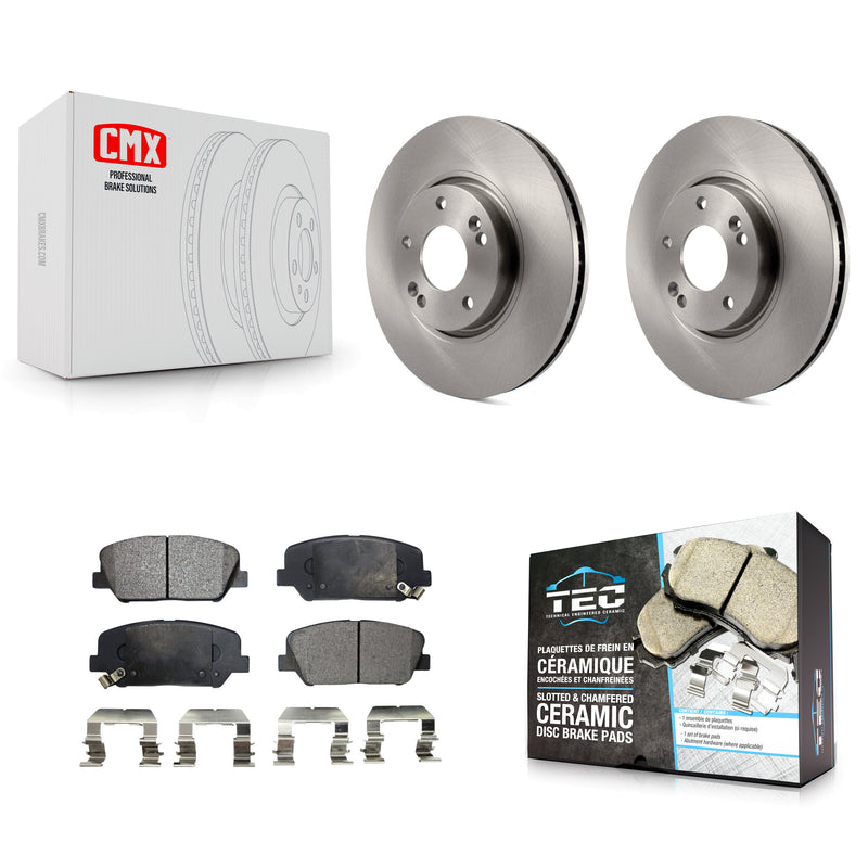 Transit Auto K8T-100485 Disc Brake Kit for 2013-2015 Hyundai Veloster - Front product image