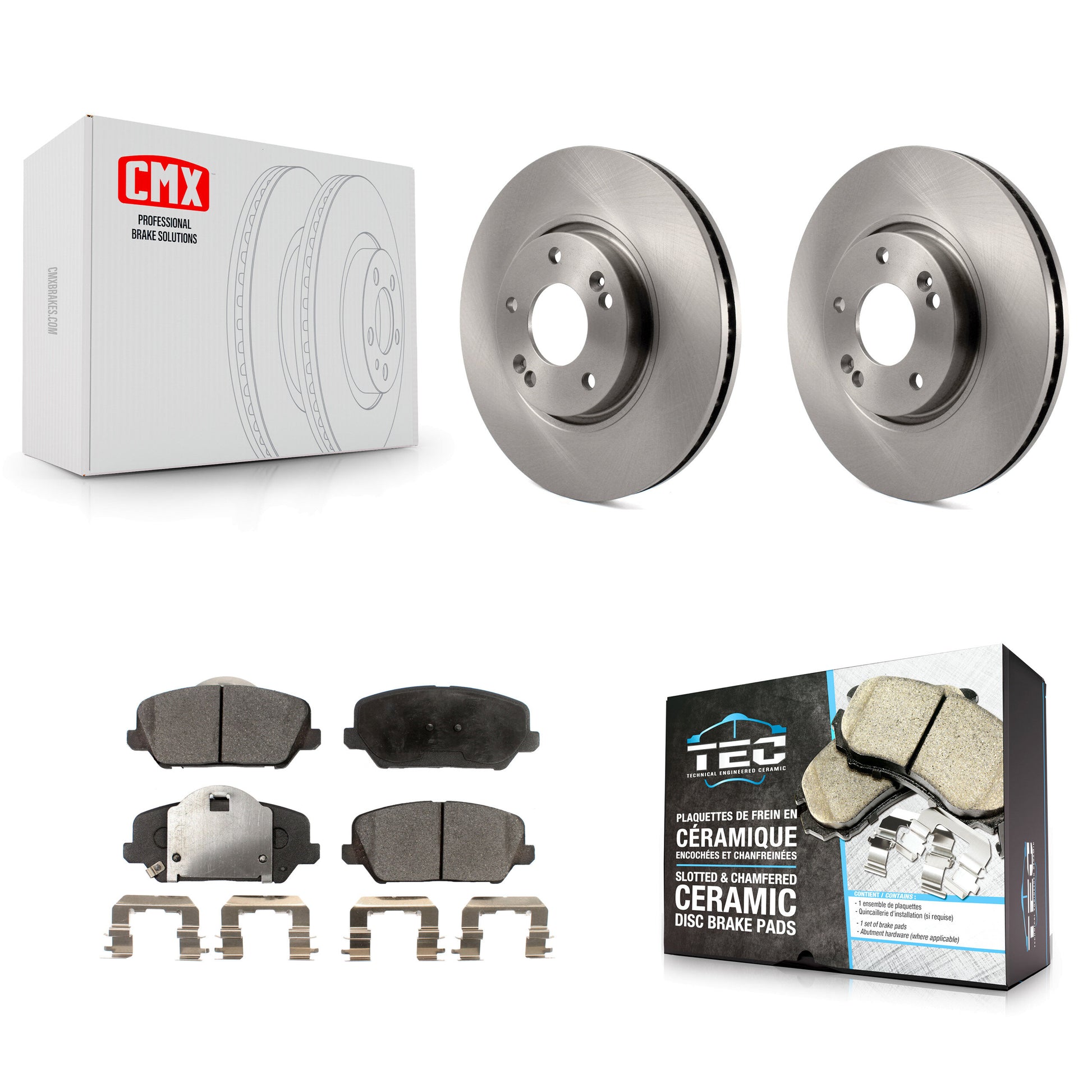 Transit Auto K8T-100490 Disc Brake Kit for 2014-2016 Kia Forte, Kia Forte Koup, Kia Forte5 - Front product image