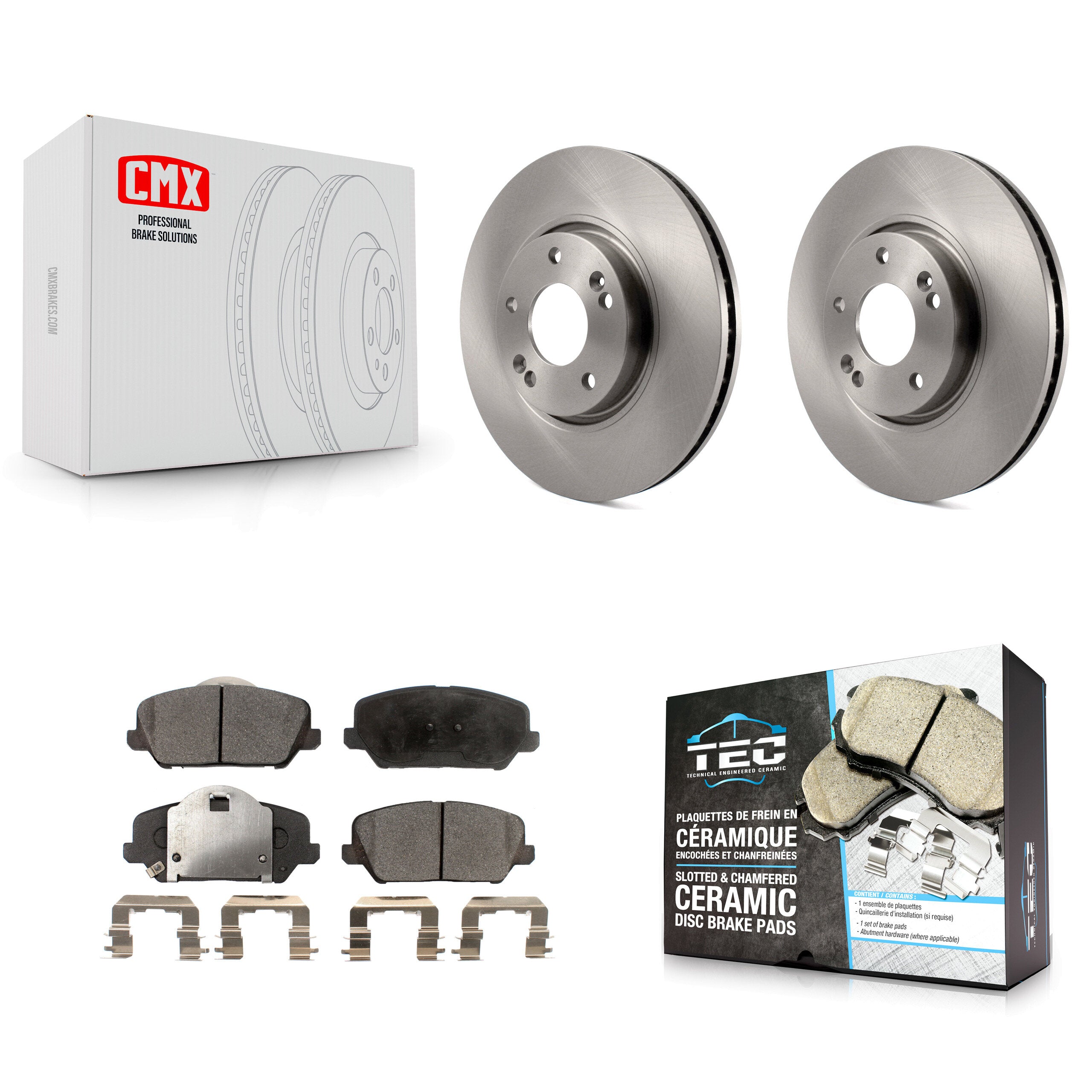 Transit Auto K8T-100490 Disc Brake Kit for 2014-2016 Kia Forte, Kia Forte Koup, Kia Forte5 - Front product image