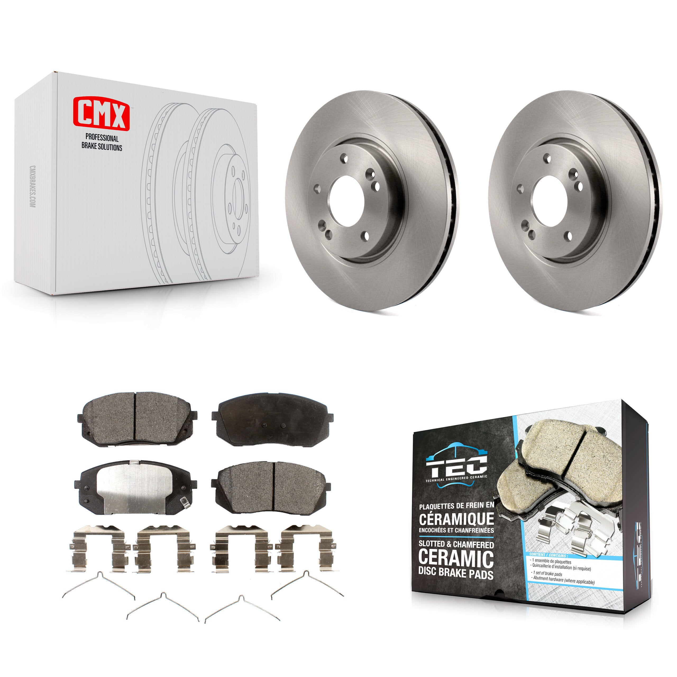 Transit Auto K8T-100491 Disc Brake Kit for 2016 Hyundai Sonata - Front product image