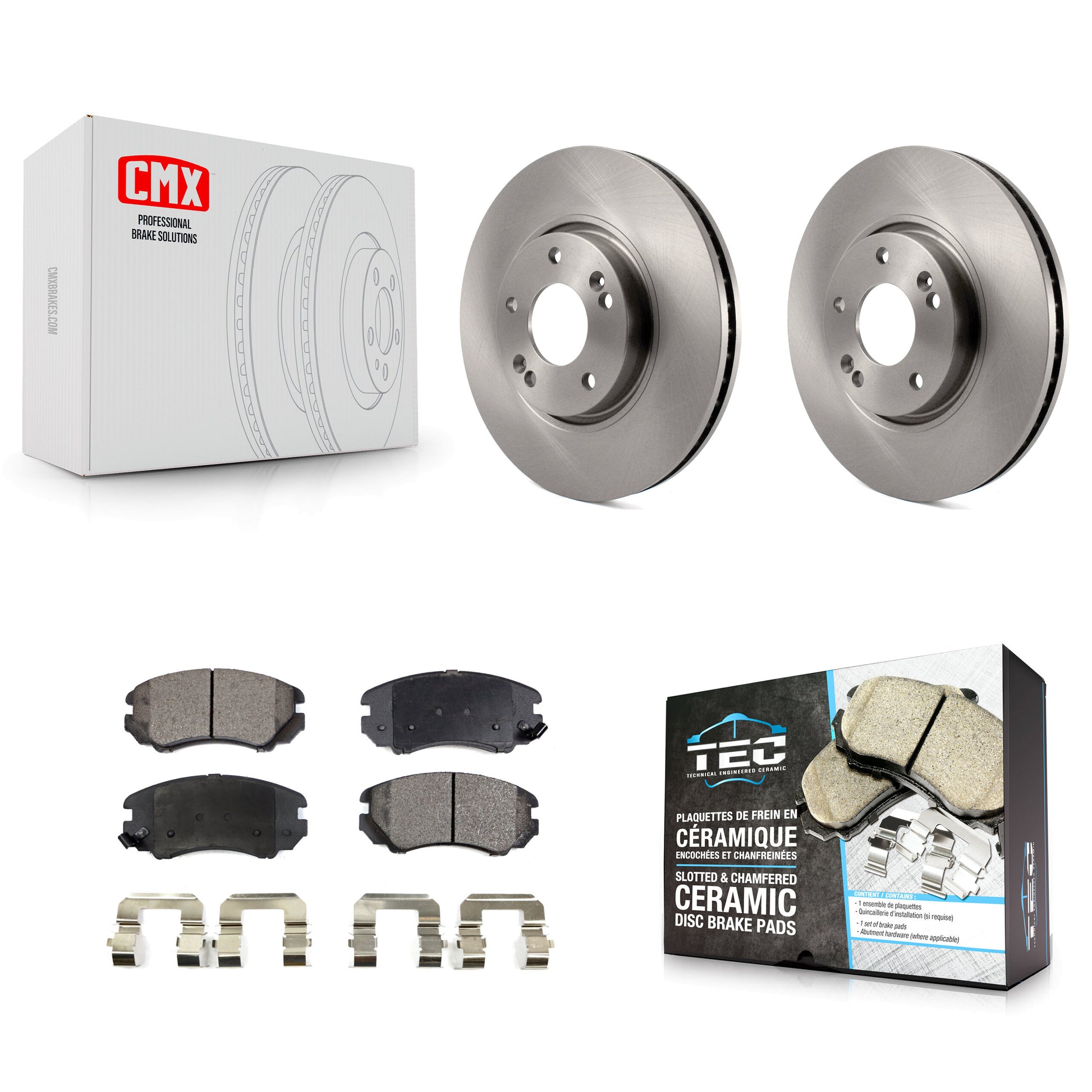 Transit Auto K8T-100494 Disc Brake Kit for 2006-2010 Hyundai Sonata - Front product image