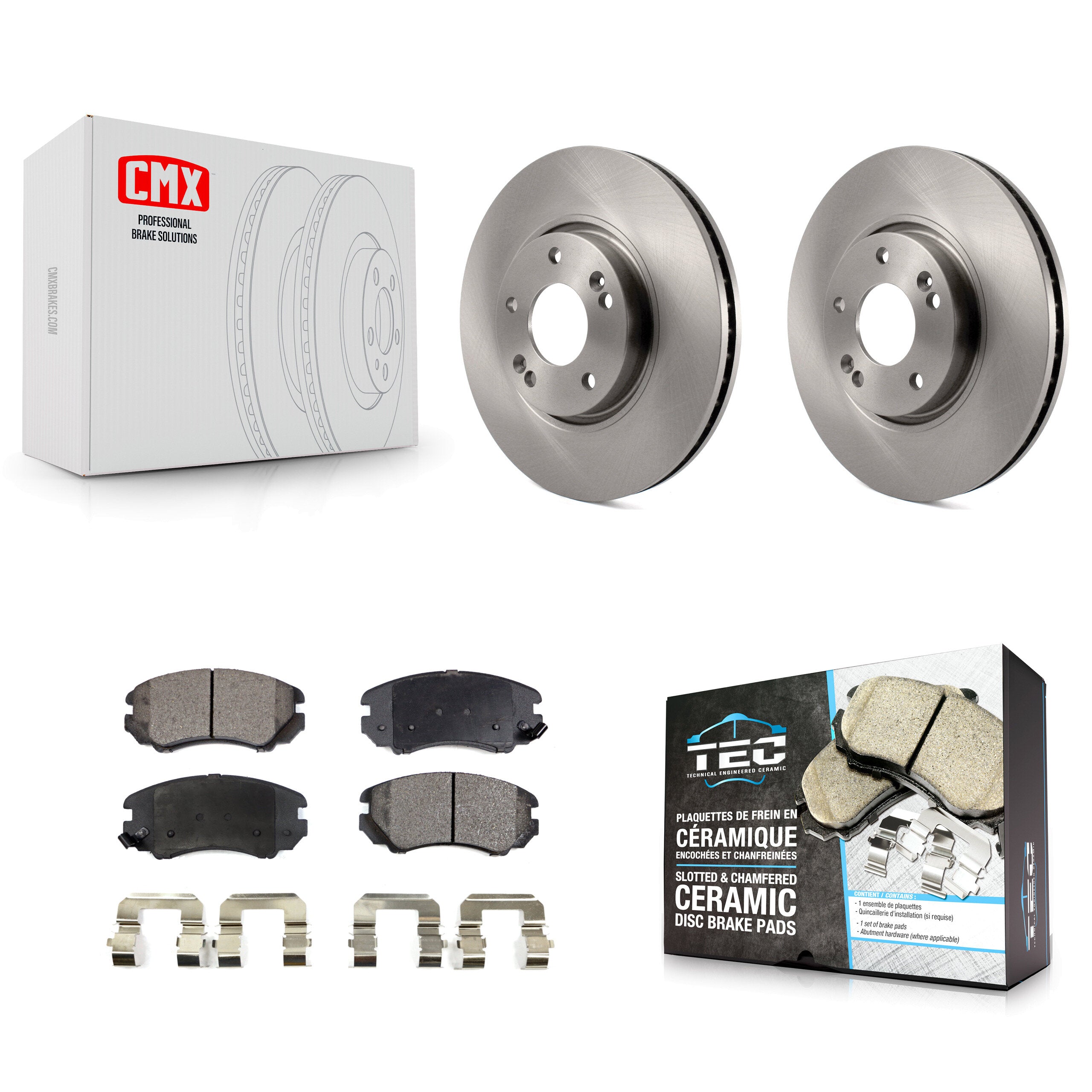 Transit Auto K8T-100494 Disc Brake Kit for 2006-2010 Hyundai Sonata - Front product image