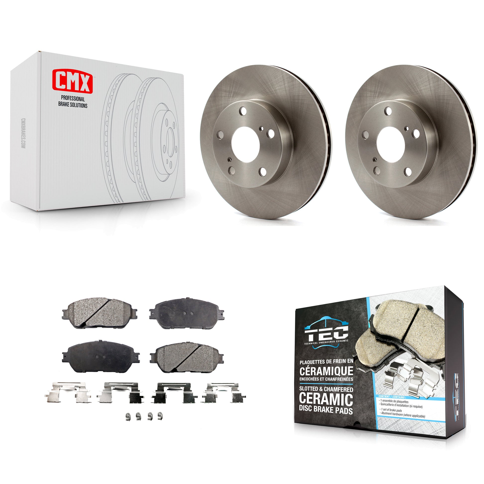 Transit Auto K8T-100495 Disc Brake Kit for 2005-2015 Toyota Tacoma - Front product image
