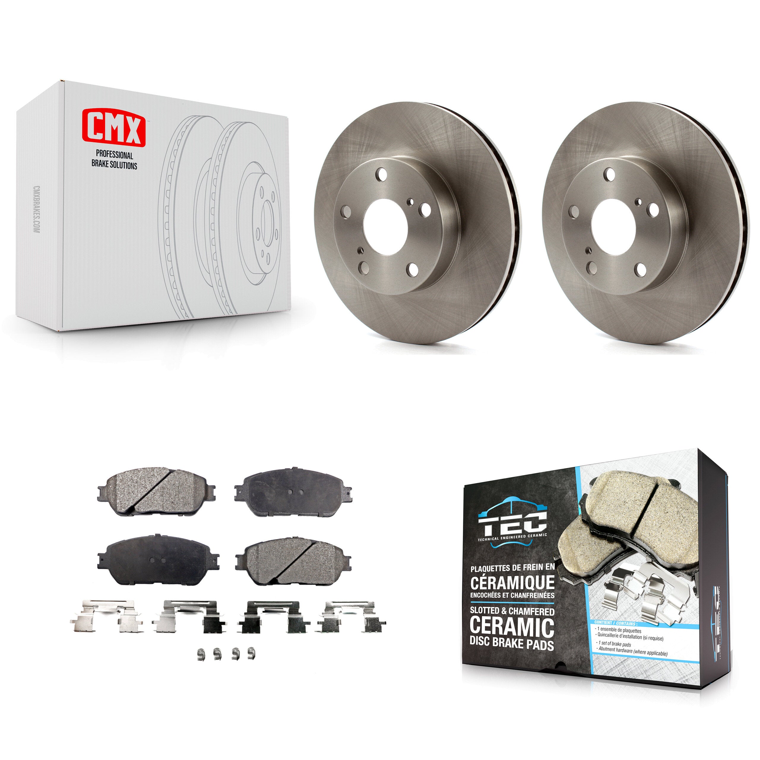 Transit Auto K8T-100495 Disc Brake Kit for 2005-2015 Toyota Tacoma - Front product image