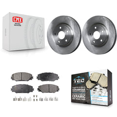 Transit Auto K8T-100500 Disc Brake Kit for 2006-2020 Toyota RAV4, Toyota Corolla iM, Scion iM & more - Front product image